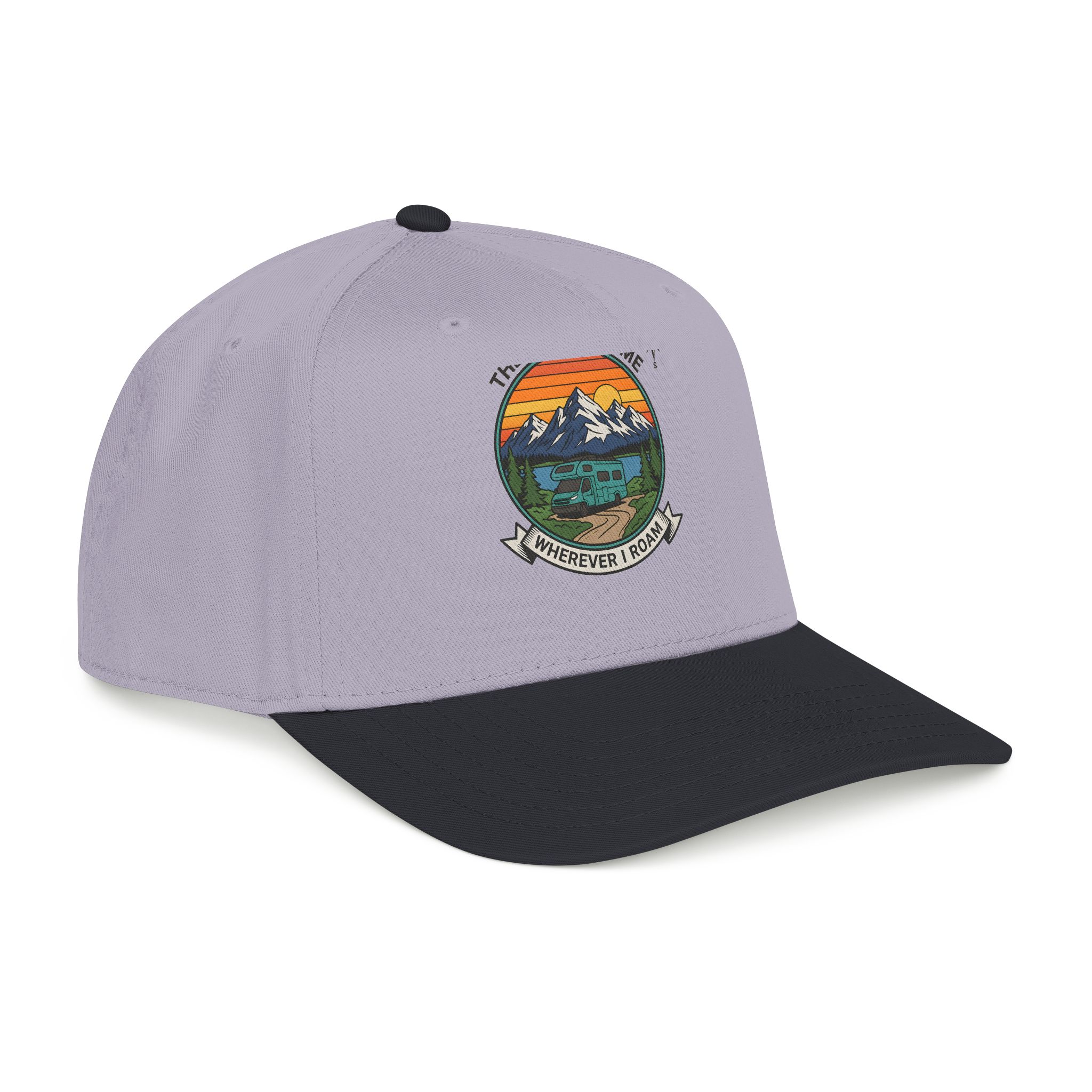 Baseball Cap — "The Road Is Home, Wherever I Roam"