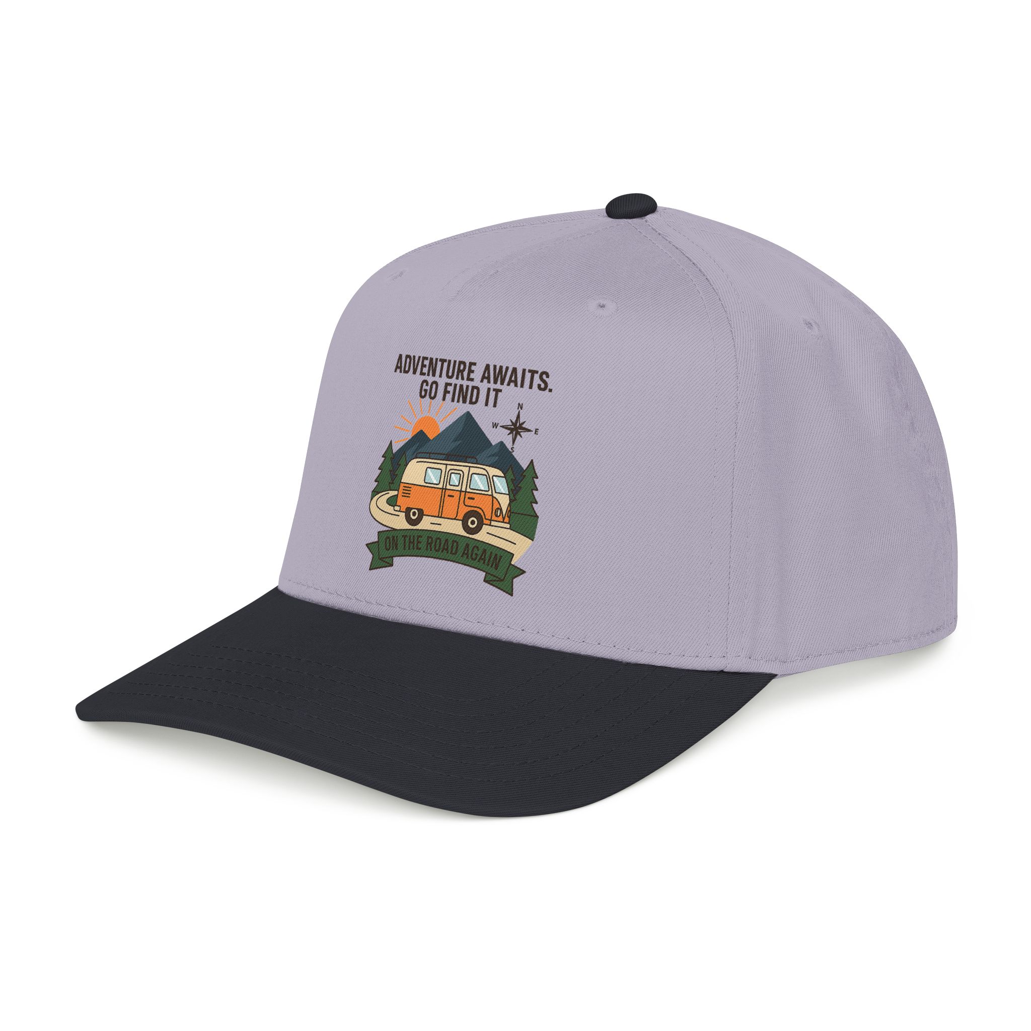 Baseball Cap - "Adventure Awaits" Outdoor Travel Hat