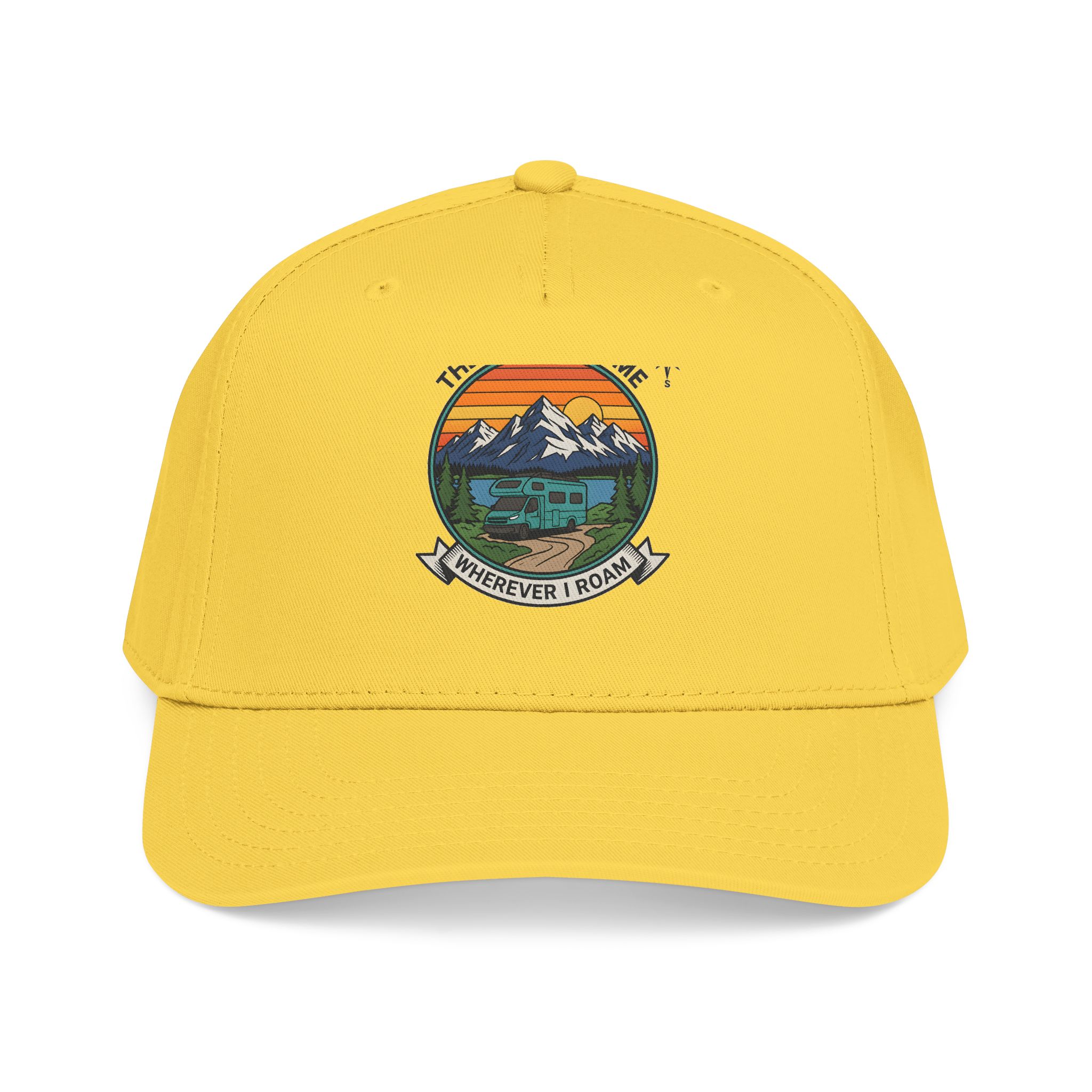 Baseball Cap — "The Road Is Home, Wherever I Roam"