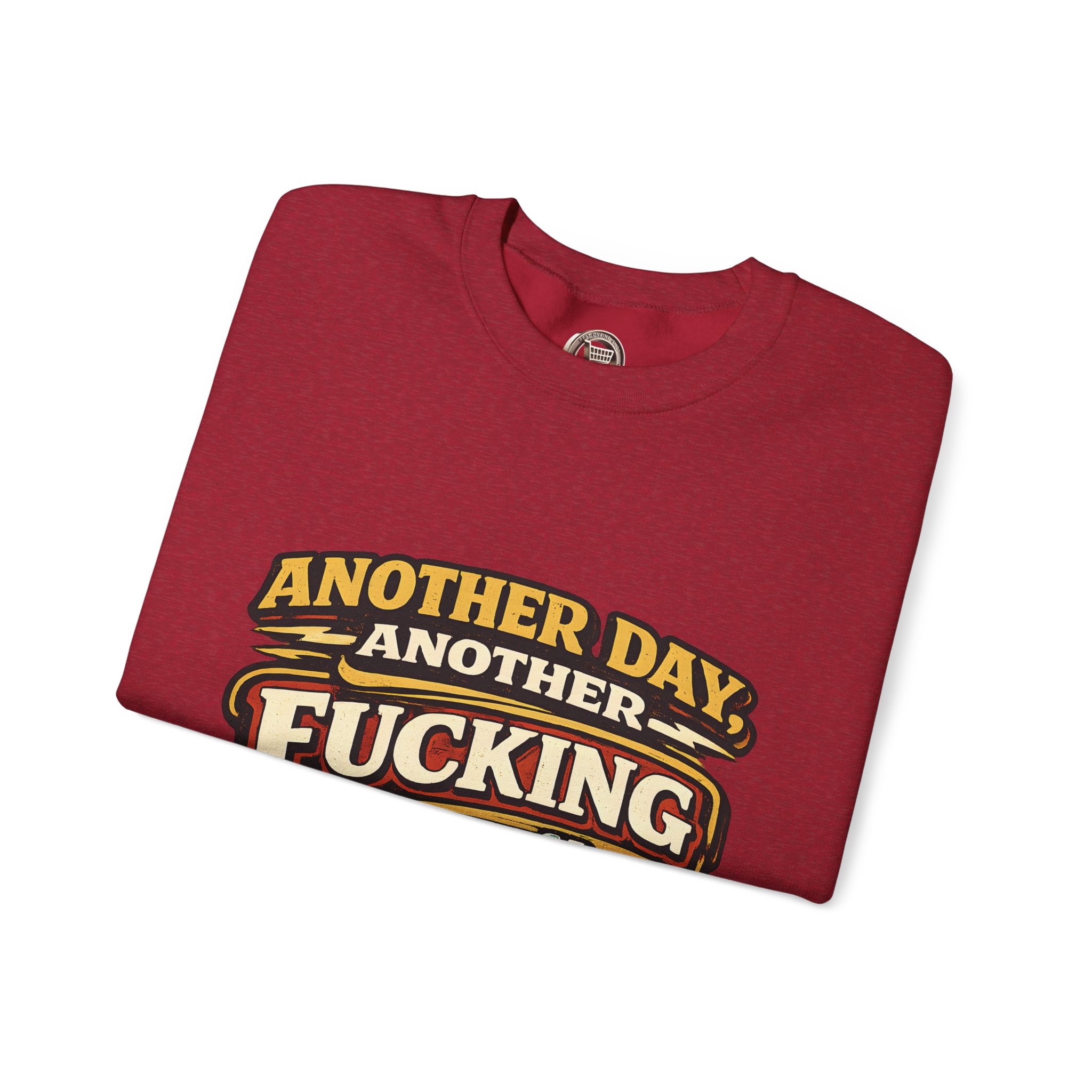 Unisex Heavy Blend™ Crewneck Sweatshirt — "Another Day" Design F**K-Line
