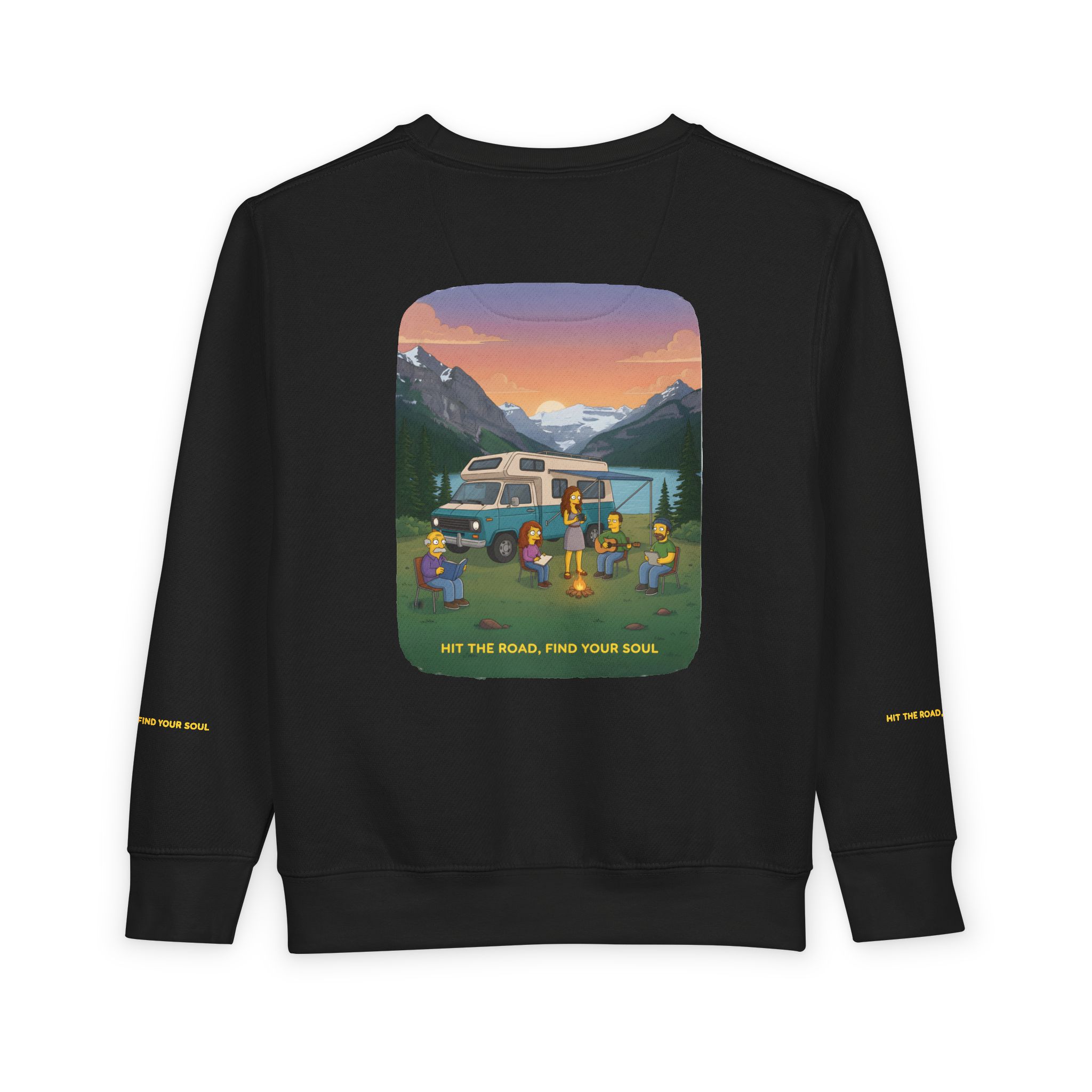Toddler Sweatshirt - "Hit The Road-Find Your Soul" (Design Sitcom-Line)