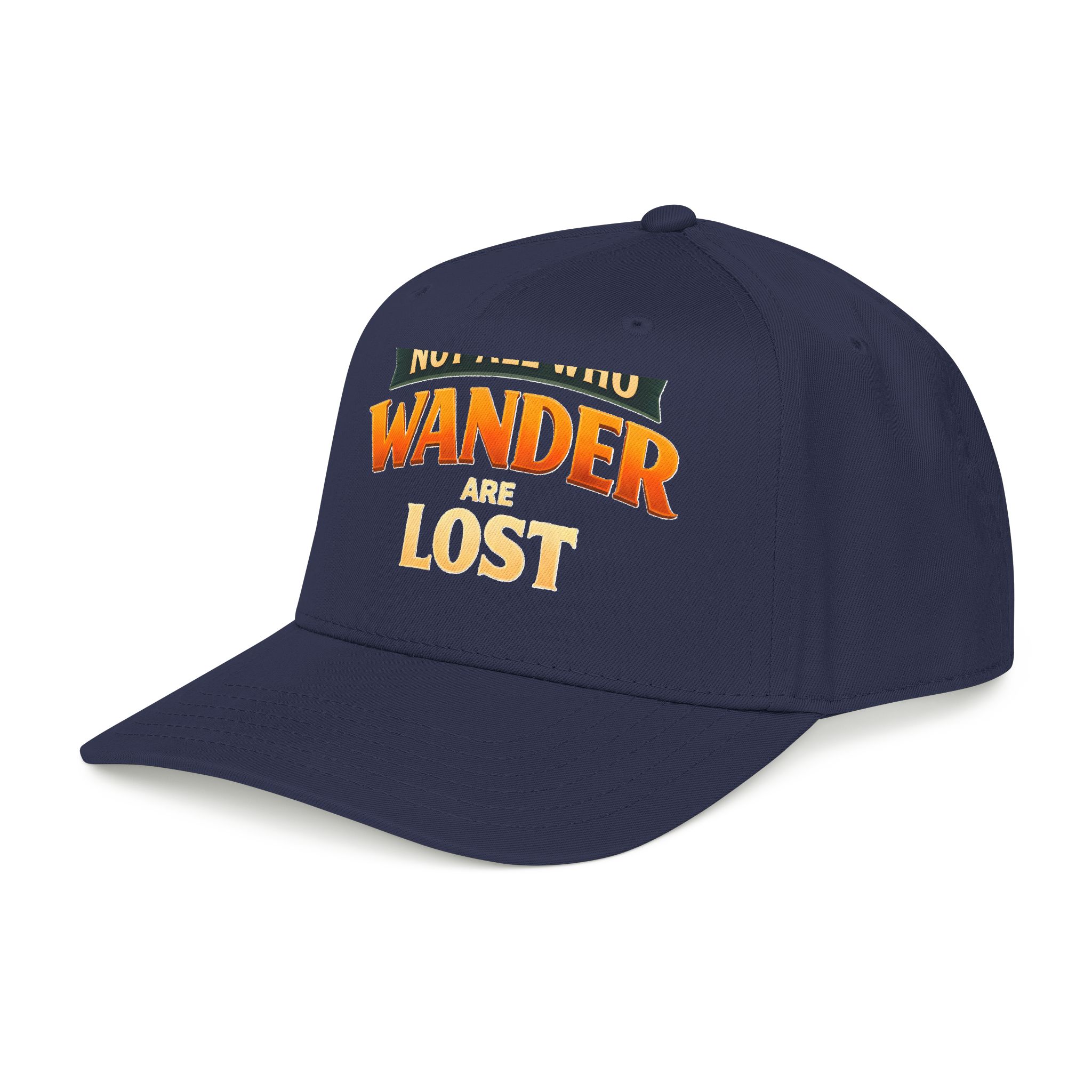 Baseball Cap - "Not All Who Wander Are Lost" Design Scenic-Line