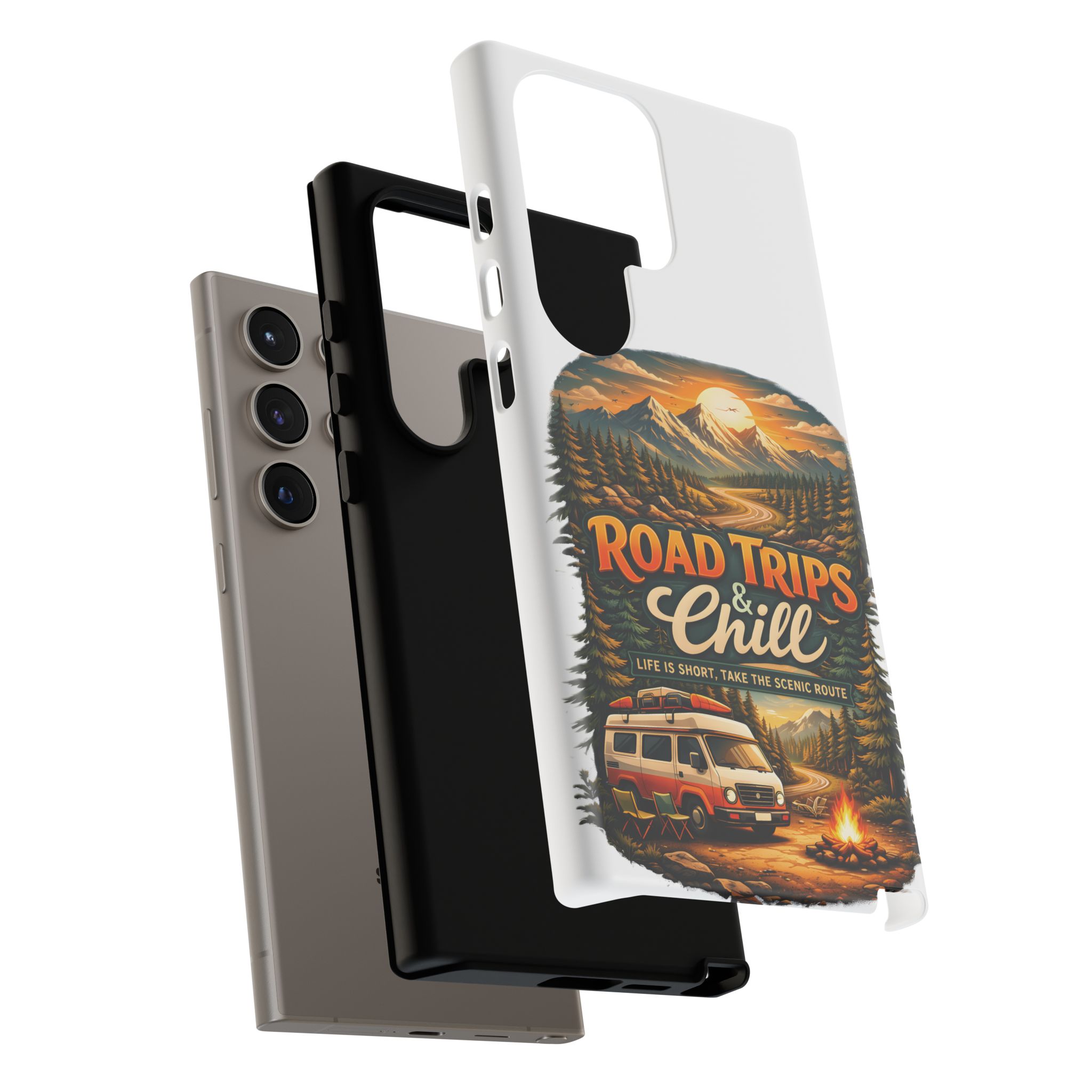 Phone Case — "Road Trips and Chill" (Design Scenic-Line)