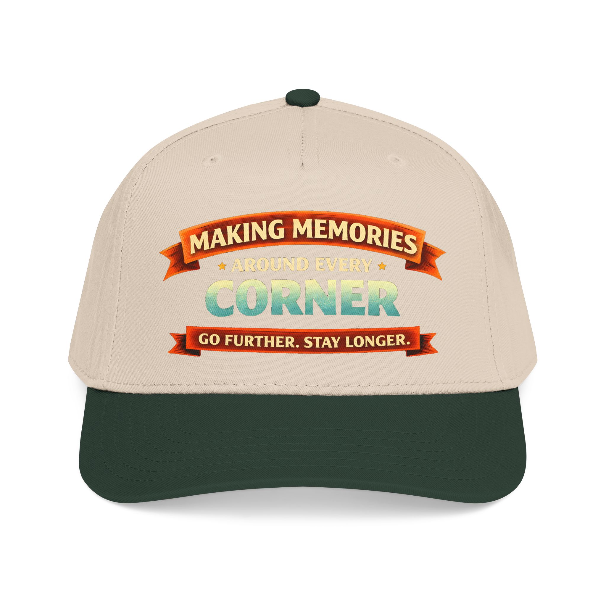 Baseball Cap - "Making Memories Around Every Corner" Design Scenic-Line