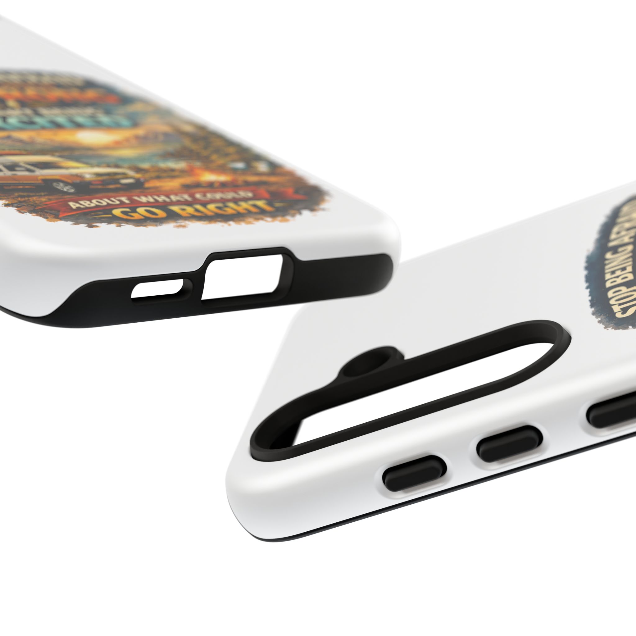 Phone Case — "Stop Being Afraid" (Design Scenic-Line)