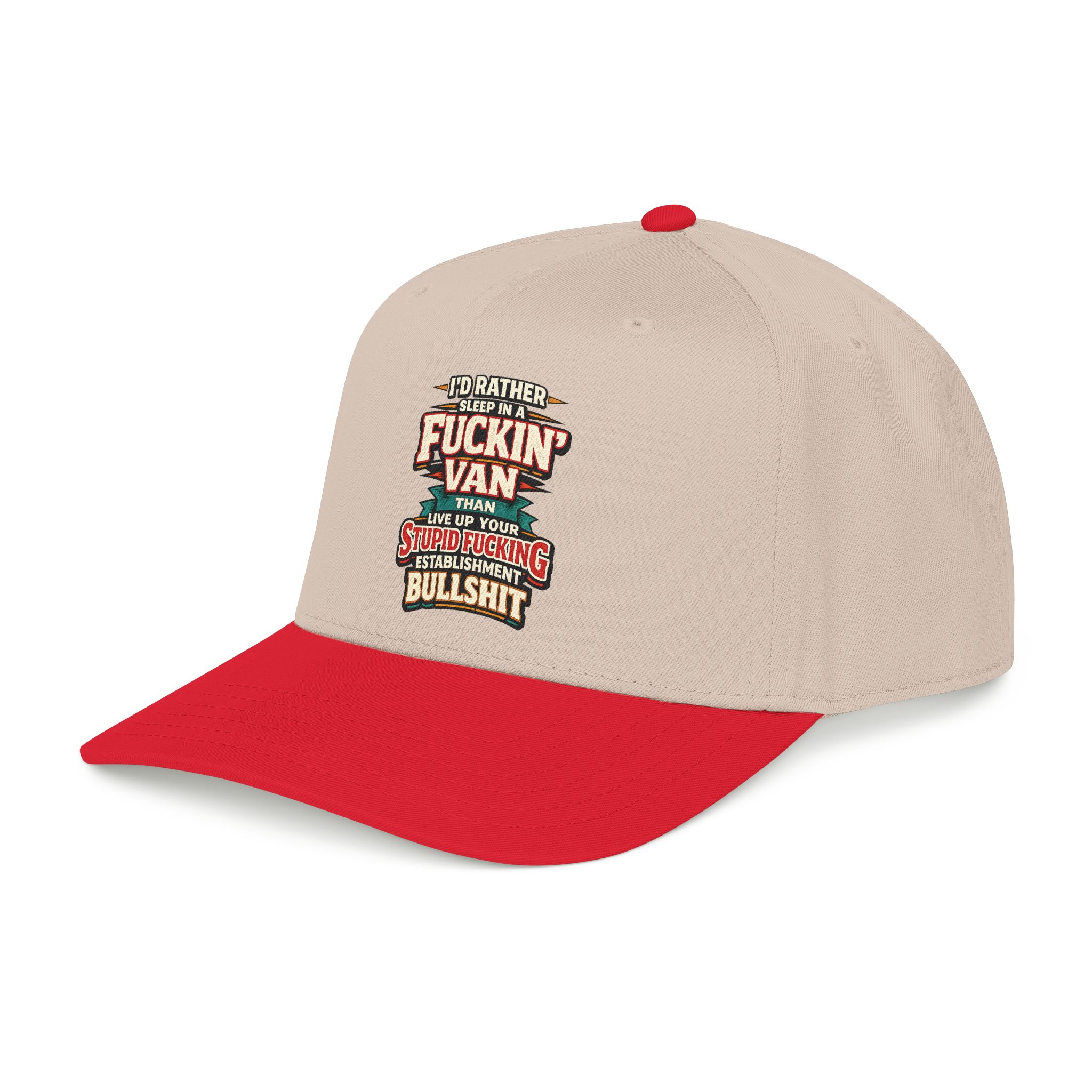 Baseball Cap - "I´d Rather Sleep in A Fucking Van" Design F**K-Line