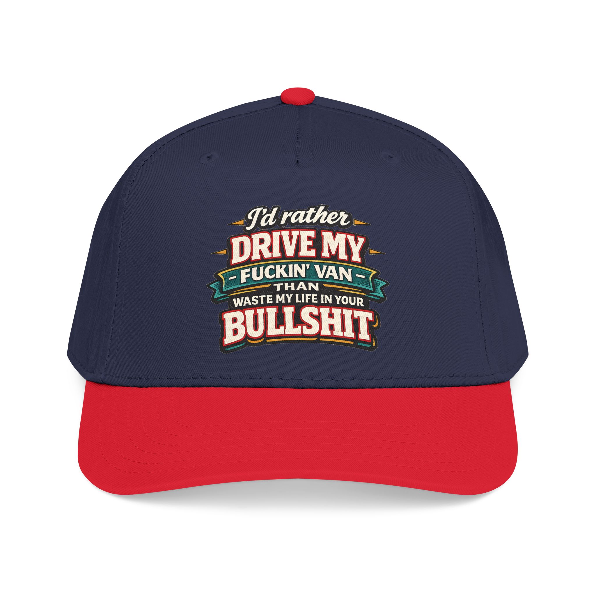 Baseball Cap - "I´d Rather Drive My Fucking Van" Design F**K-Line