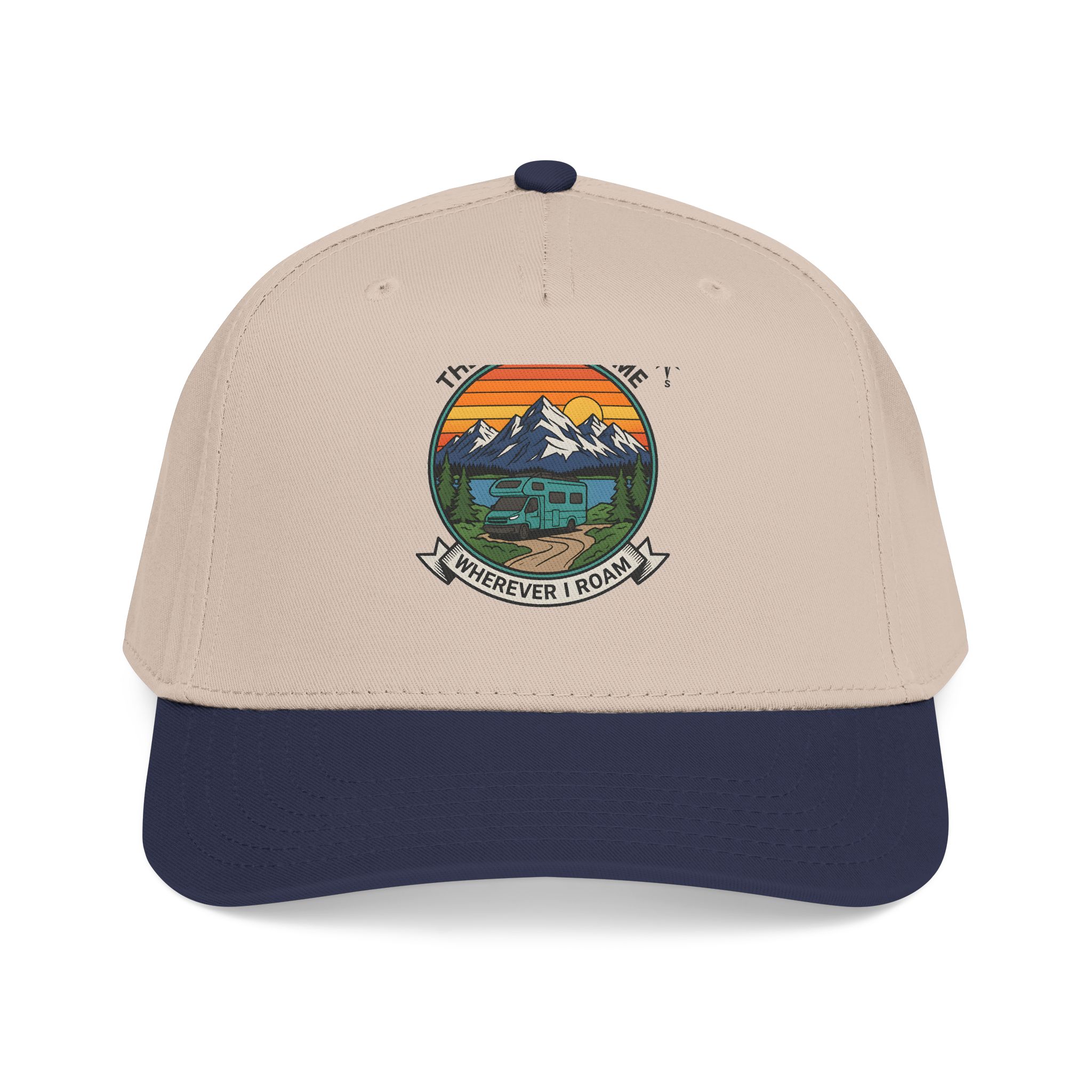 Baseball Cap — "The Road Is Home, Wherever I Roam"