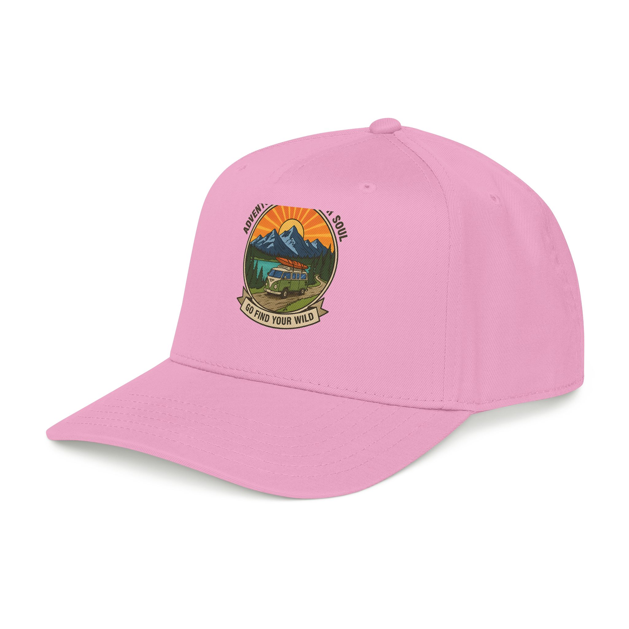 Baseball Cap — "Go Find Your Wild" Outdoor Patch