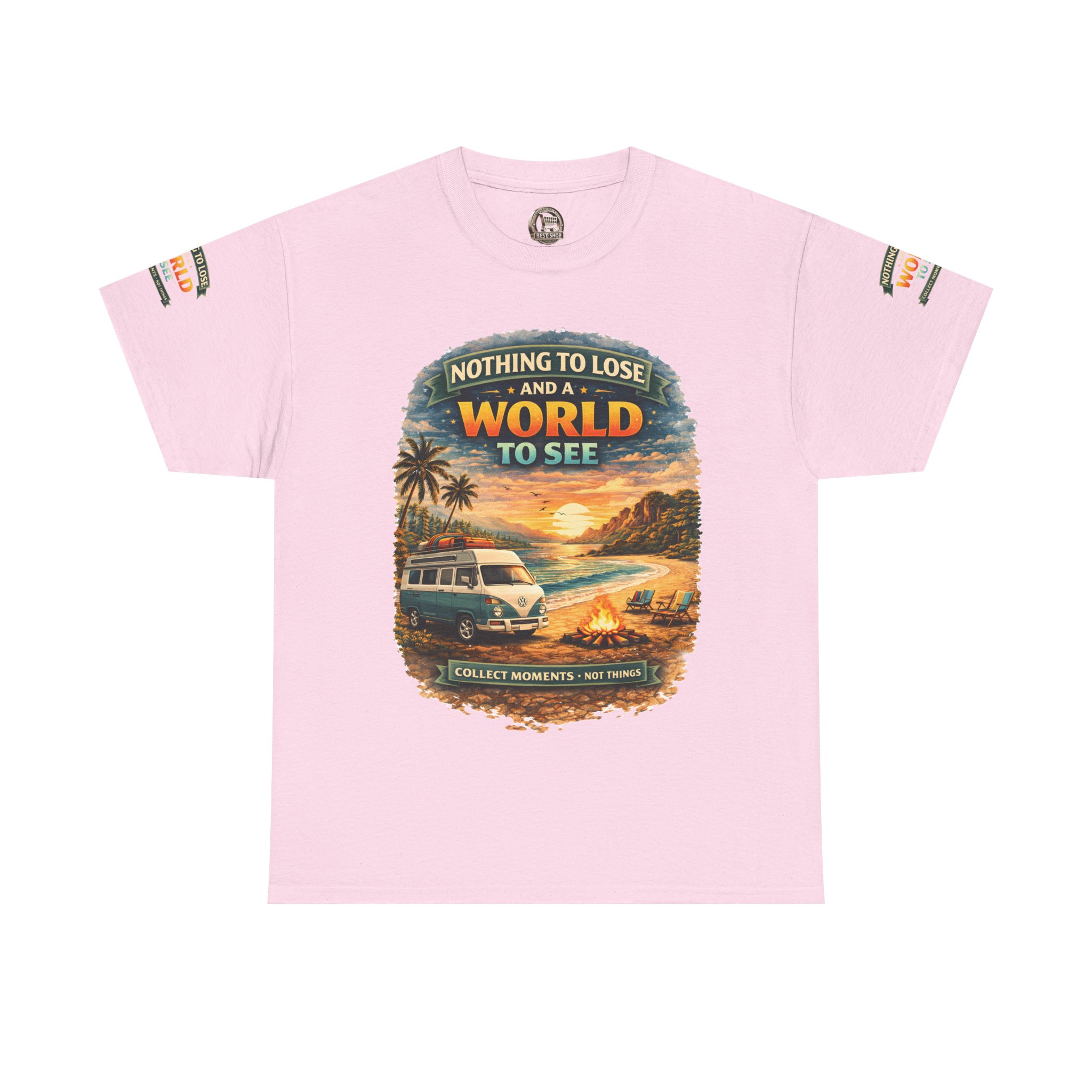 11568614115365681900_2048.jpeg Unisex Heavy Cotton Tee — "Nothing To Lose " Design Scenic-Line