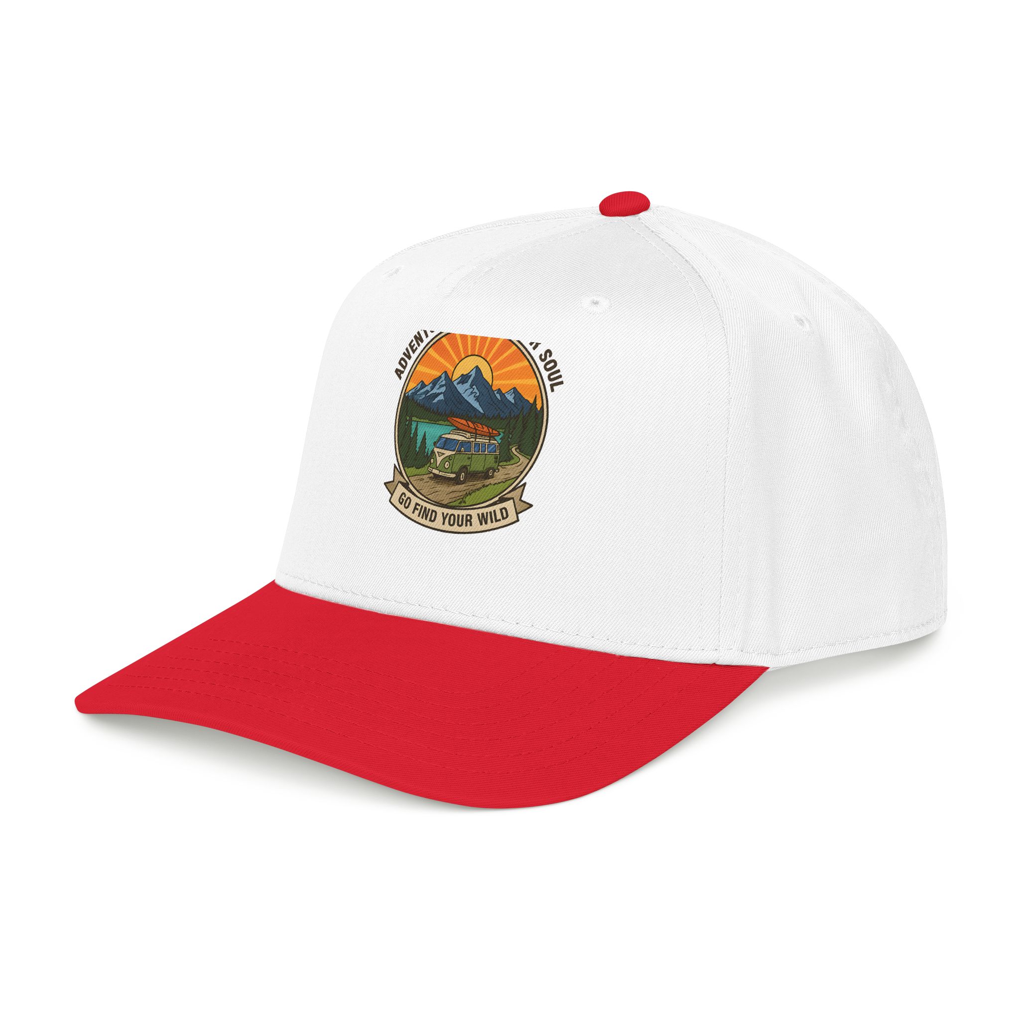 Baseball Cap — "Go Find Your Wild" Outdoor Patch