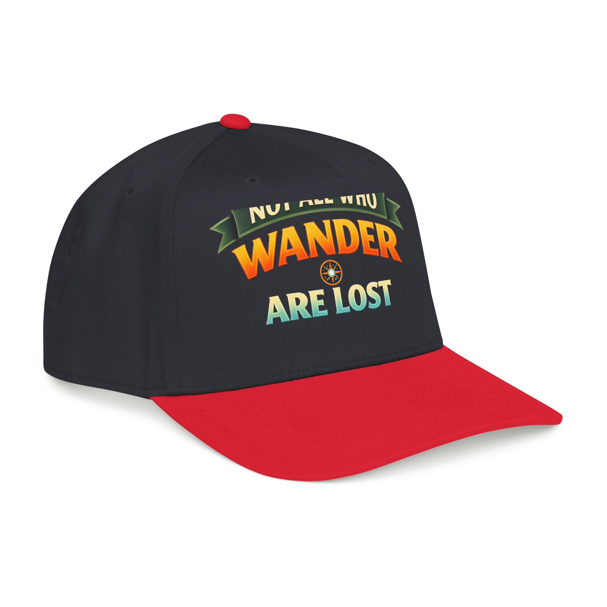 Baseball Cap - "Not All Who Wander Are Lost" Design Scenic-Line