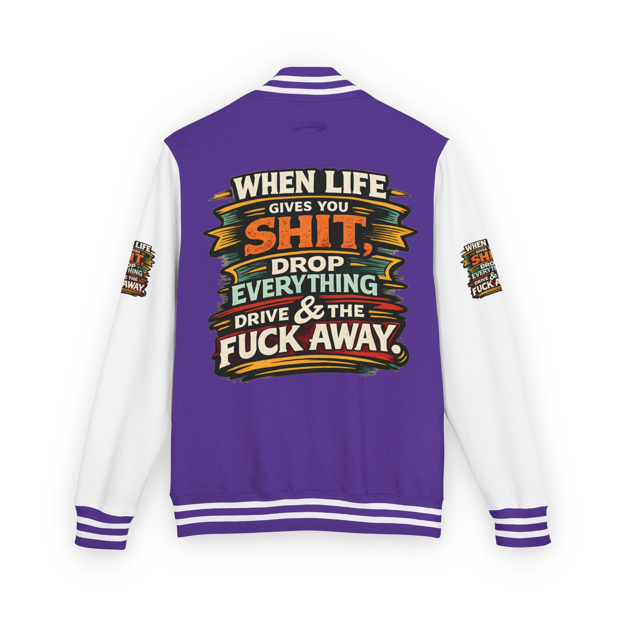 11583679384754052333_2048-1.jpeg Unisex Heavyweight Letterman Jacket — "When Live Gives You Shit" Design F**K-Line
