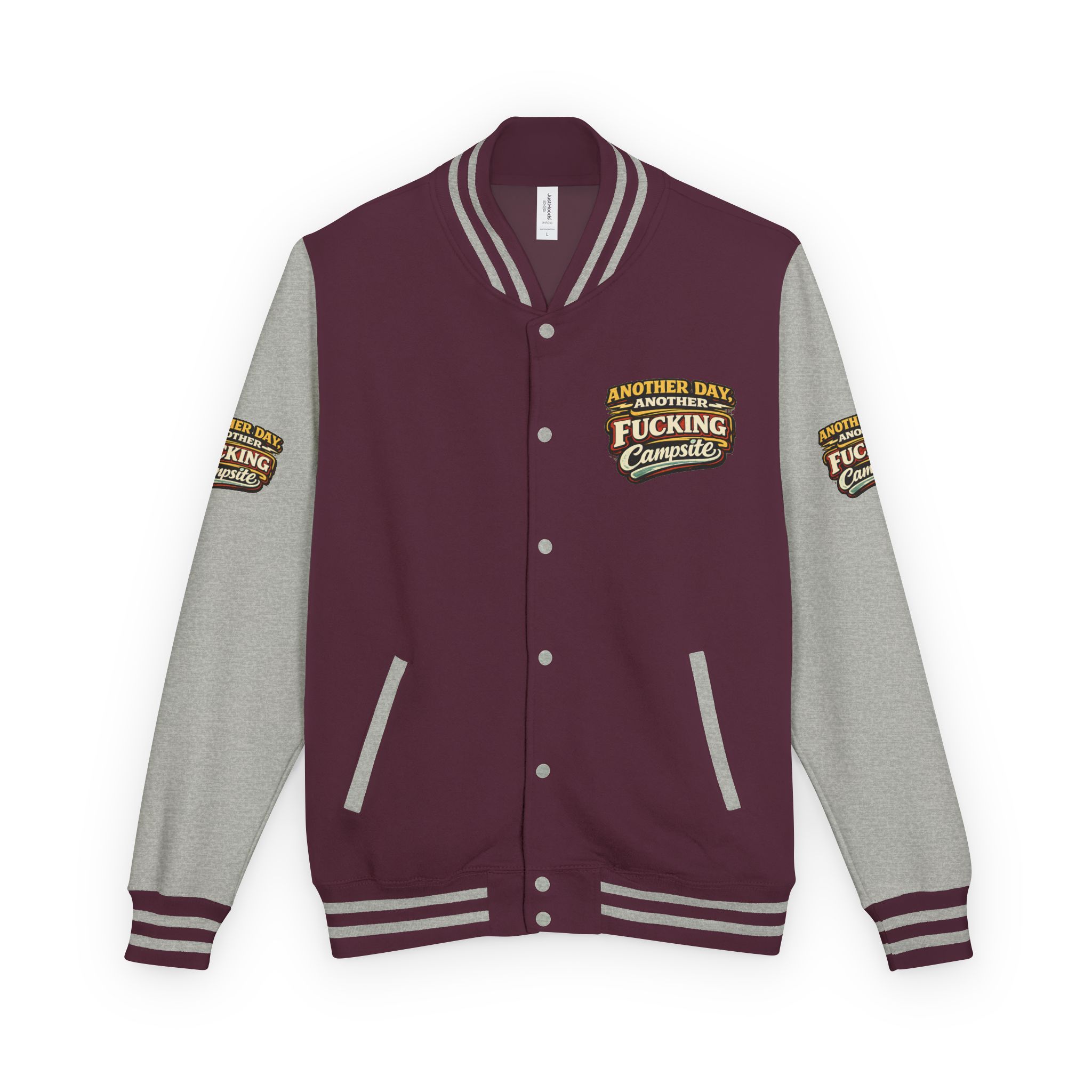 1159263547584230066_2048-1.jpeg Unisex Heavyweight Letterman Jacket — "Another Day" Design F**K-Line