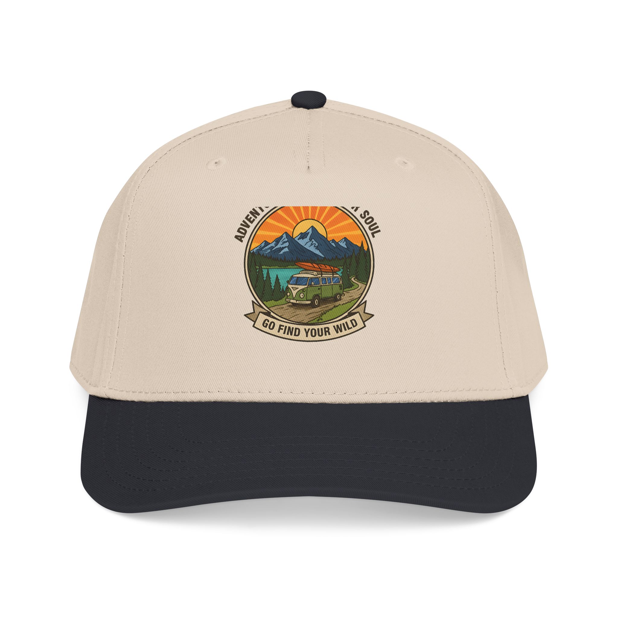 Baseball Cap — "Go Find Your Wild" Outdoor Patch