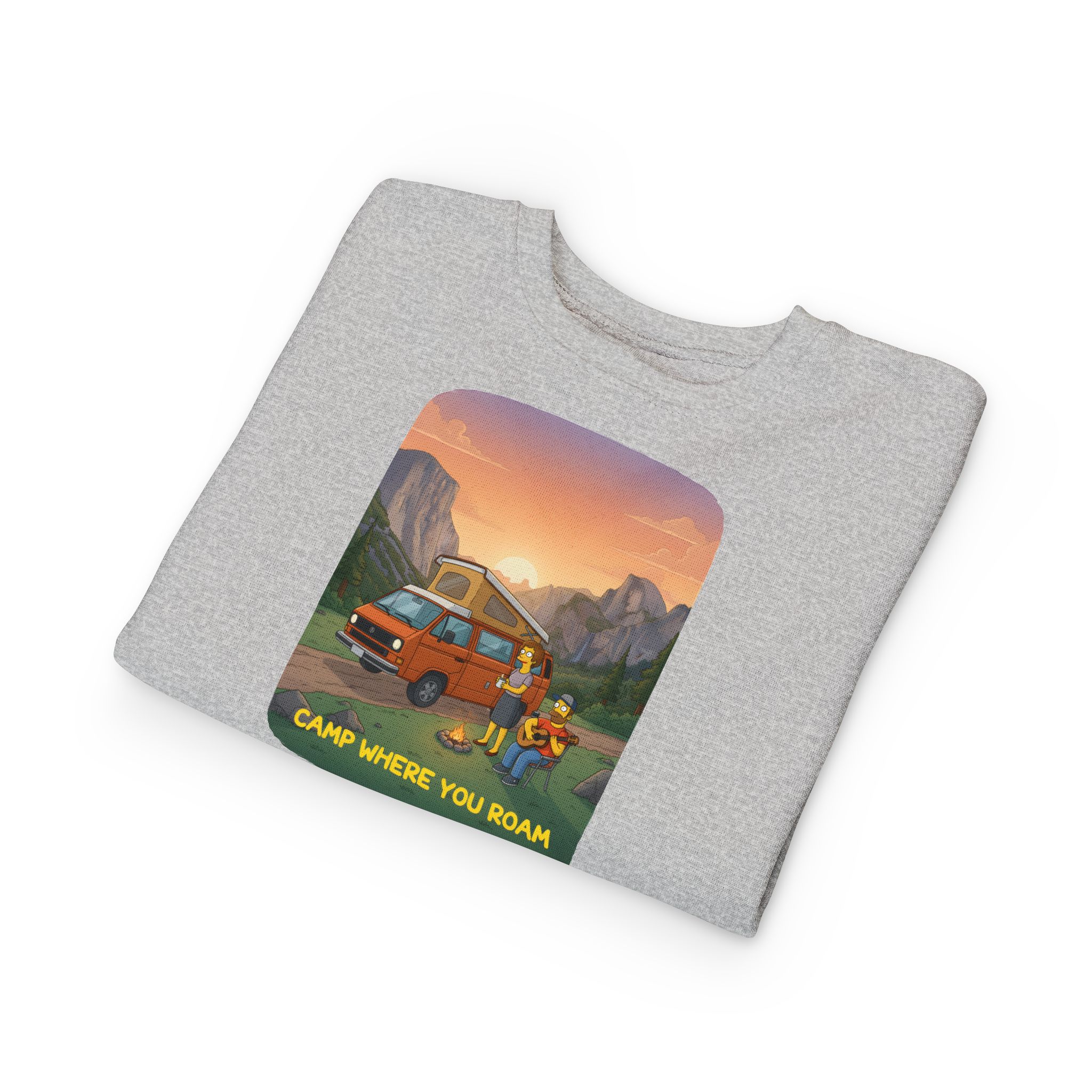 11633912732128580830_2048-1.jpeg Toddler Sweatshirt - "Camp Where You Roam" (Design Sitcom-Line)
