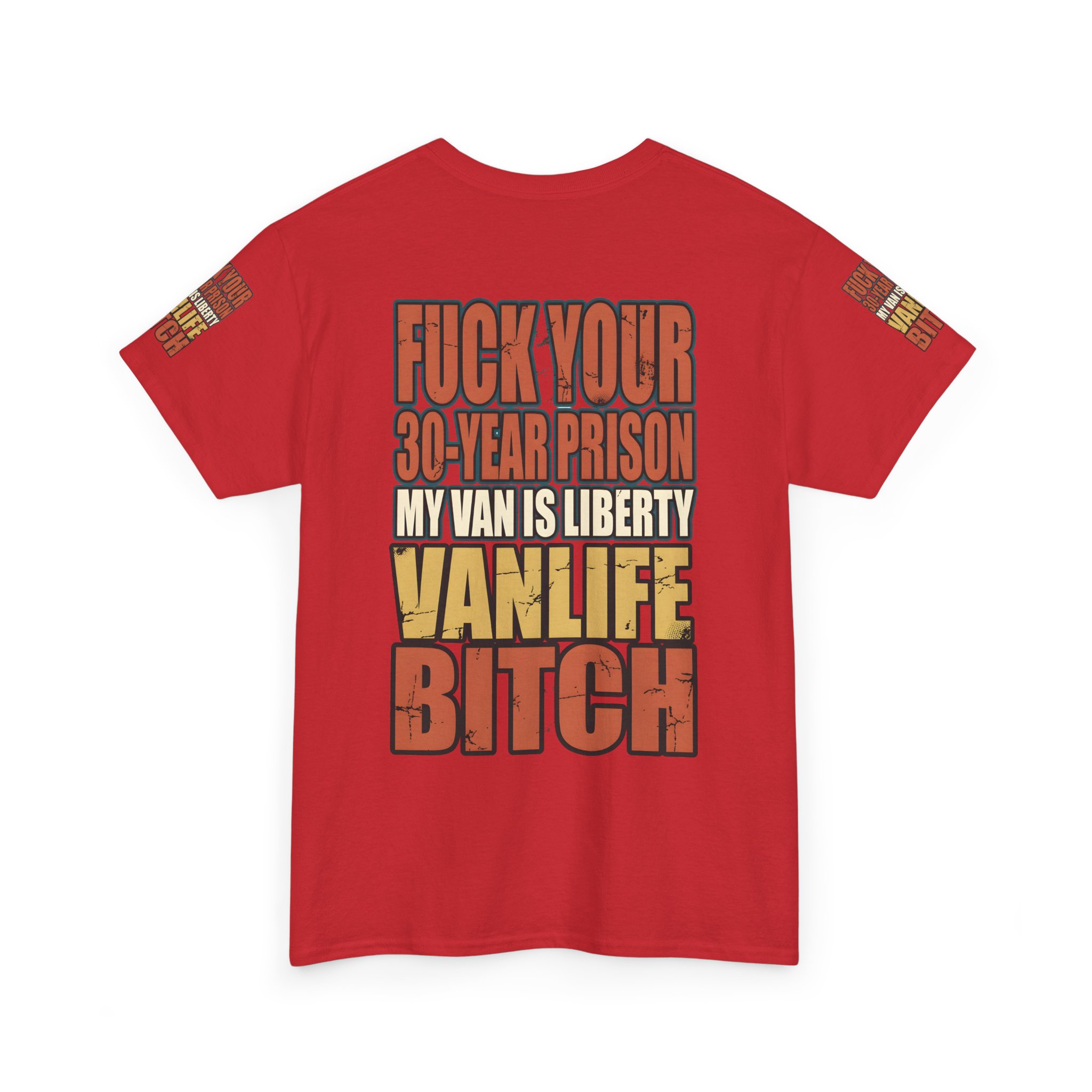 Unisex Heavy Cotton Tee — "Fuck Your 30 Year" Design F**K-Line