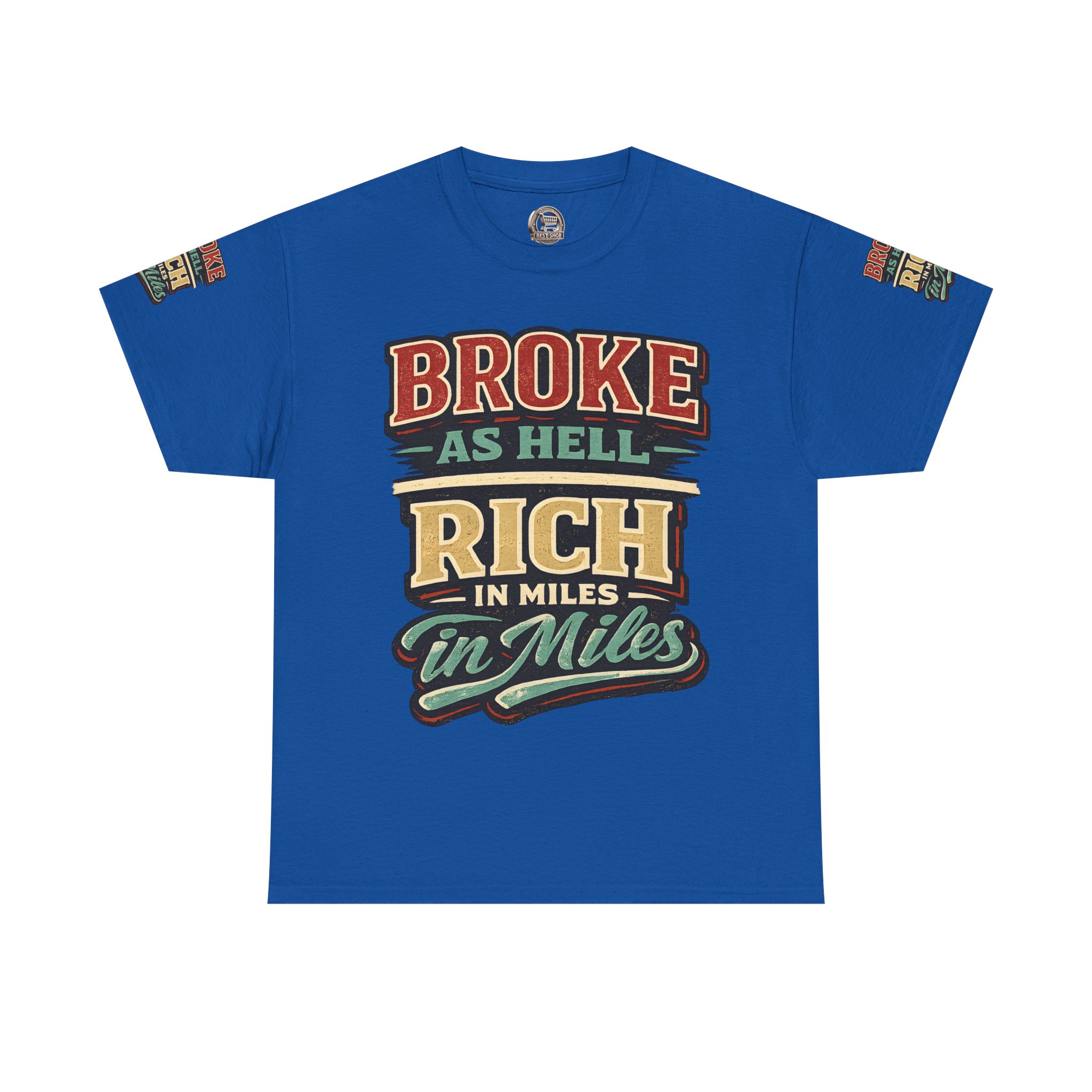 11653005726417850897_2048.jpeg Unisex Heavy Cotton Tee — "Broke As Hell" Design F**K-Line