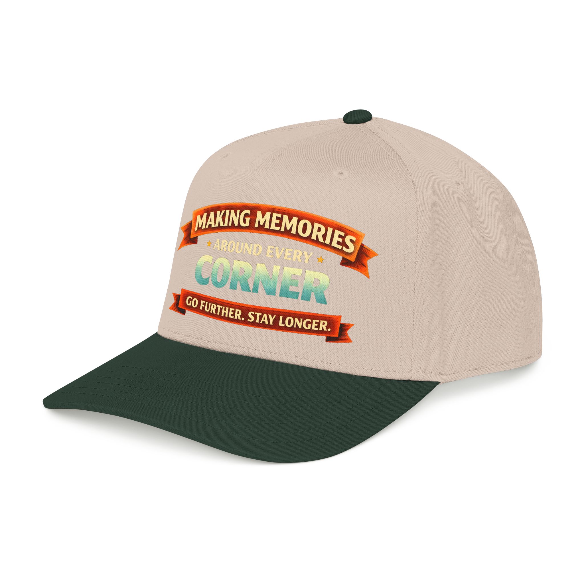 Baseball Cap - "Making Memories Around Every Corner" Design Scenic-Line