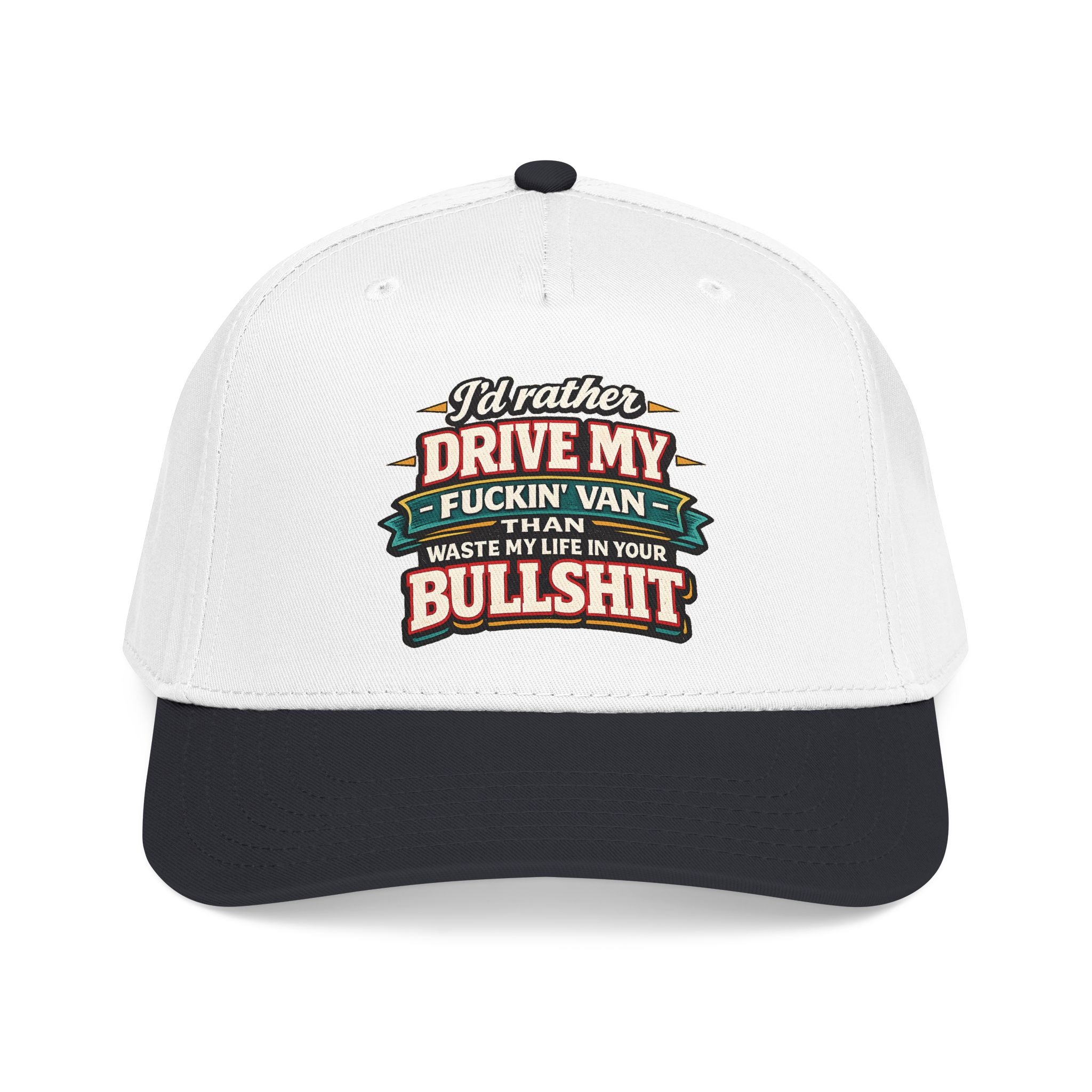 Baseball Cap - "I´d Rather Drive My Fucking Van" Design F**K-Line