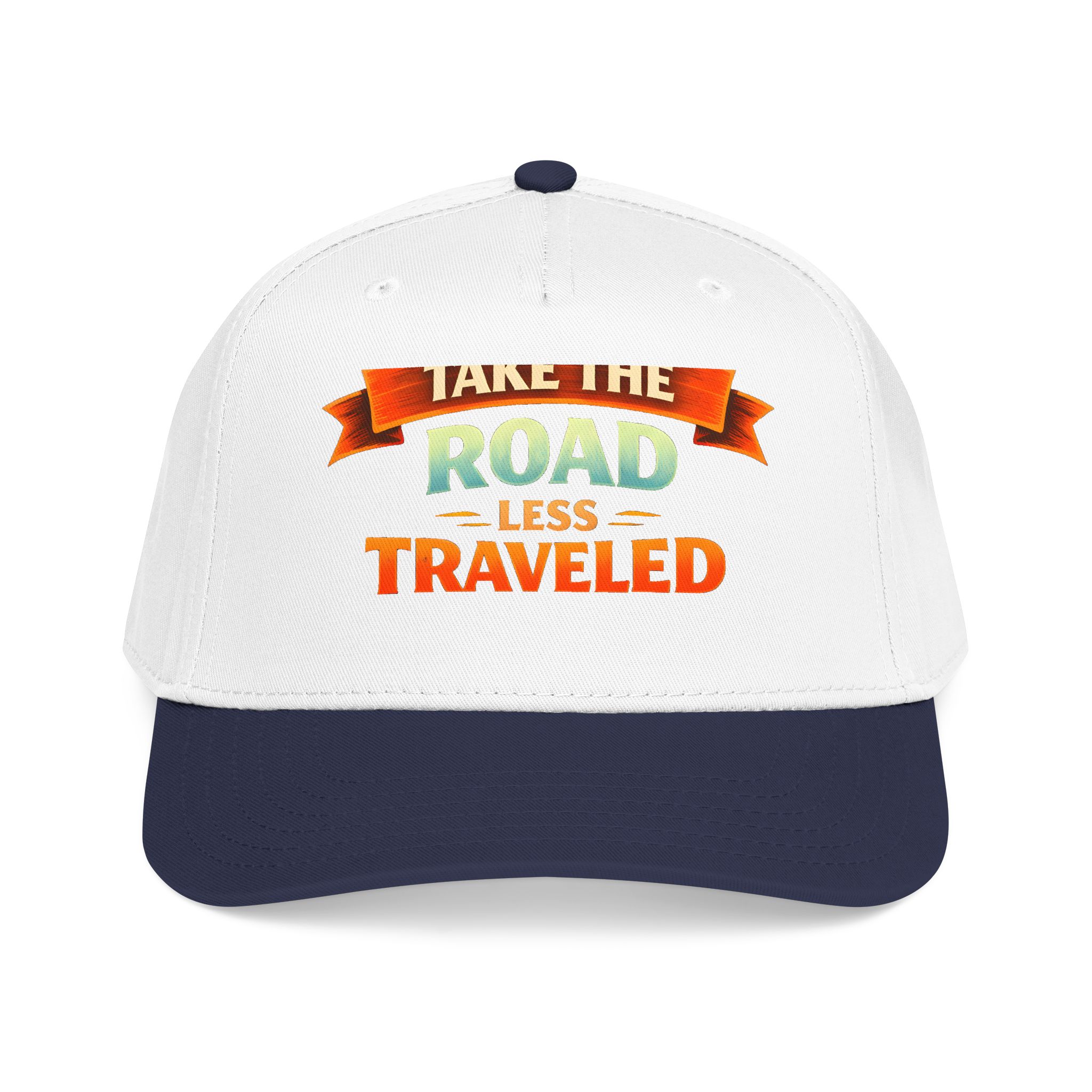 Baseball Cap - "Take The Road Less Traveled" Design Scenic-Line