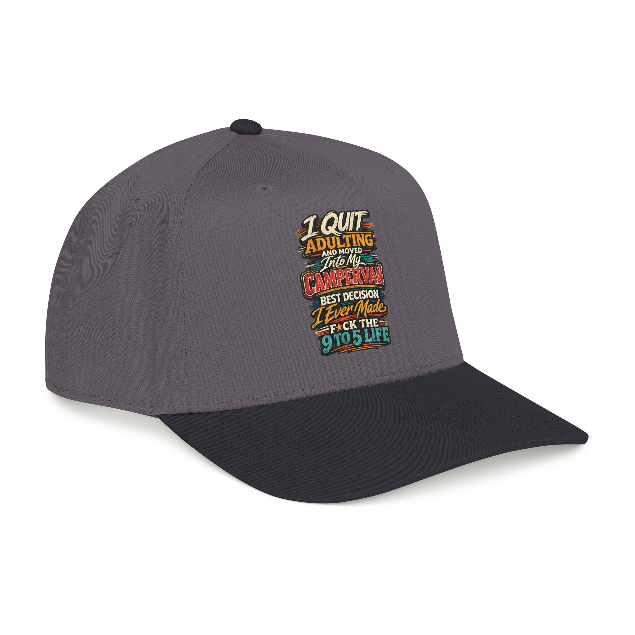 11687135911300594797_2048-3.jpeg Baseball Cap - "I Quit Adulting" Design F**K-Line