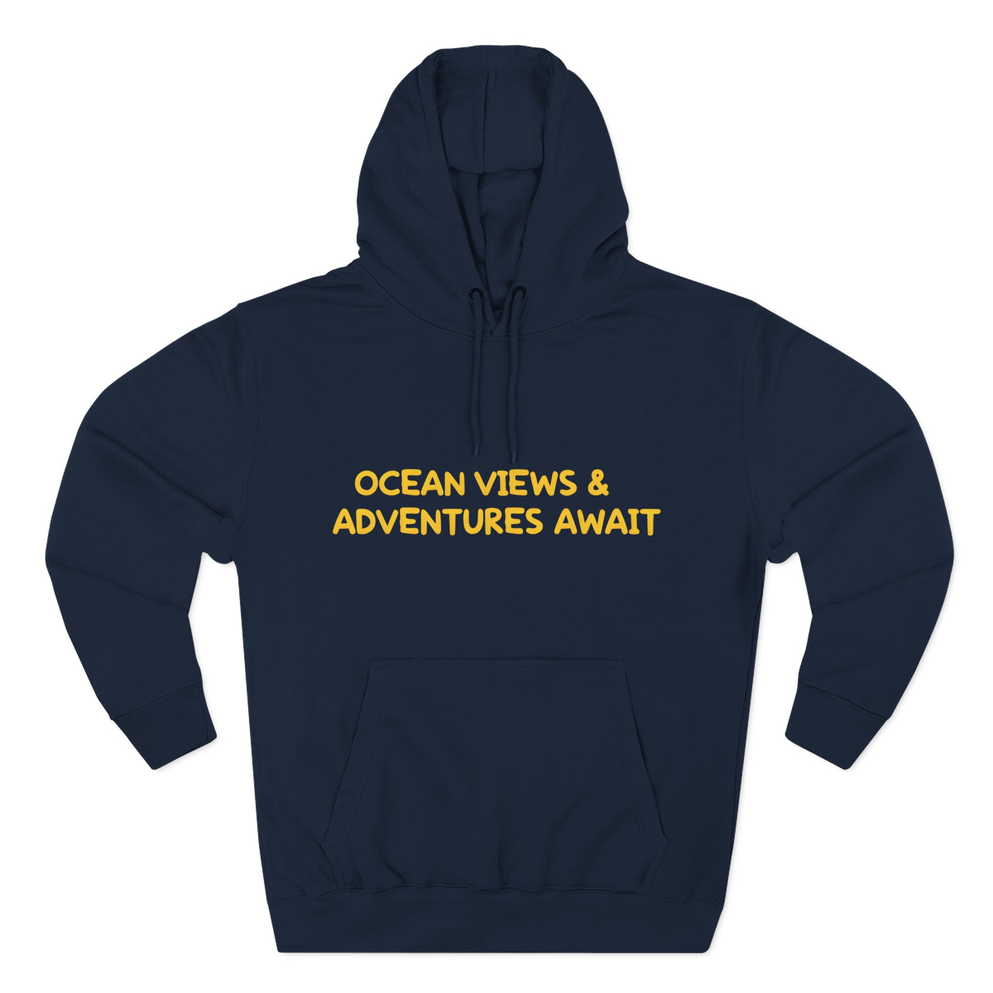11716671622060809567_2048.jpeg Three-Panel Fleece Hoodie - "Ocean Views-Adventures Awaits" Design Sitcom-Line