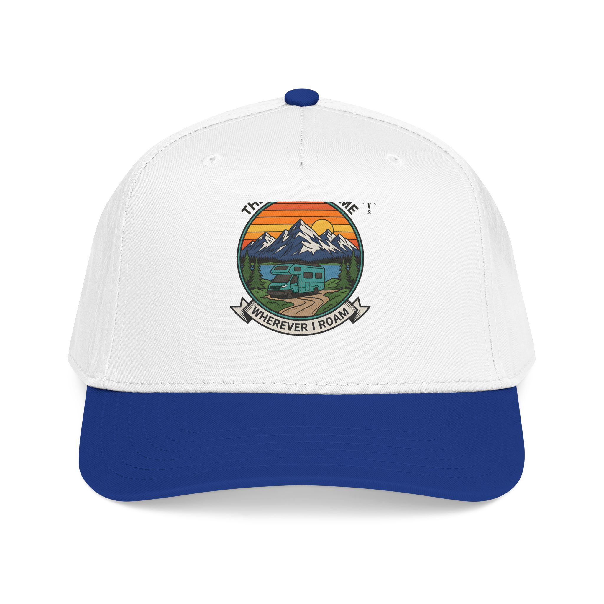 Baseball Cap — "The Road Is Home, Wherever I Roam"