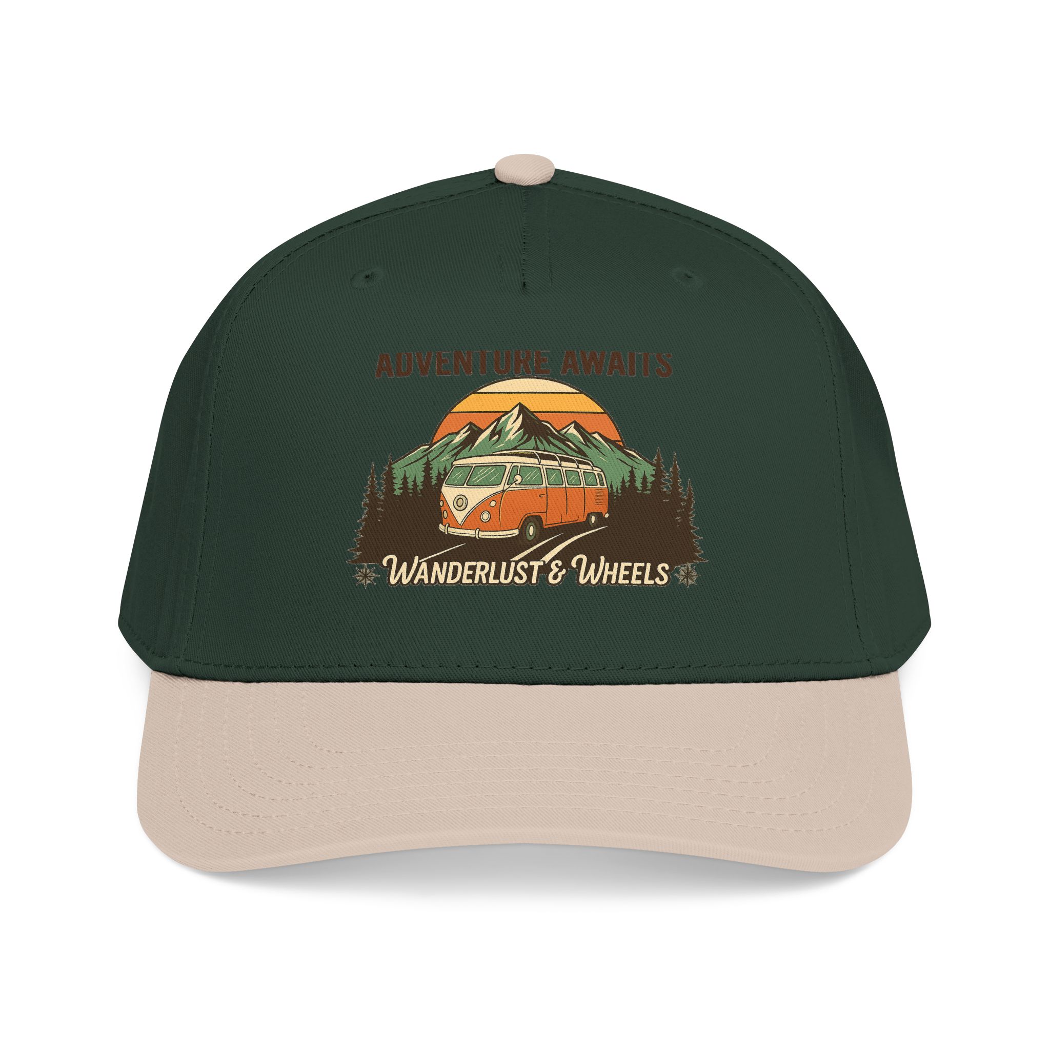 Baseball Cap - "Home Is Where You Adventure Awaits" Mid Profile Baseball Cap