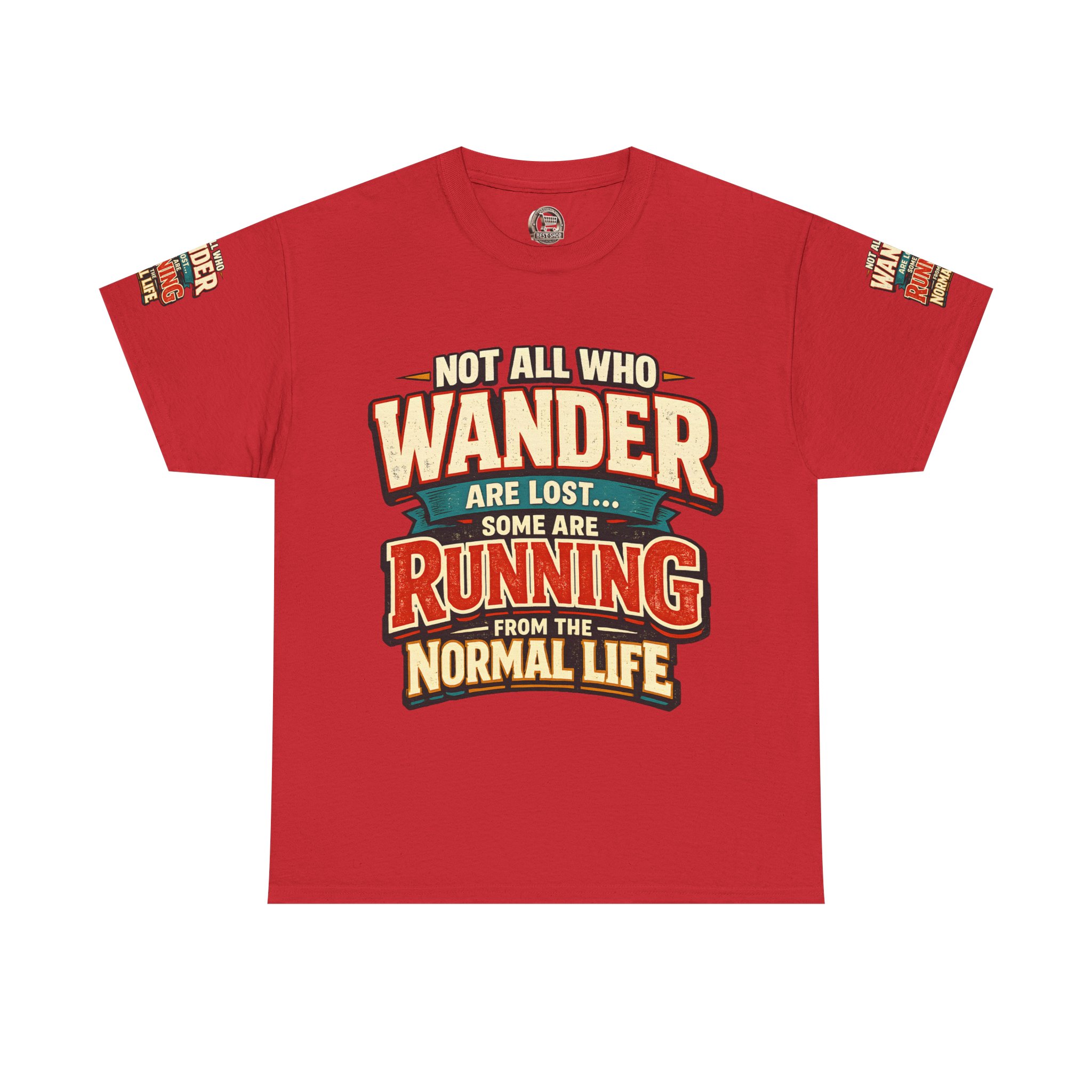 11742444940810338169_2048.jpeg Unisex Heavy Cotton Tee — "Not All Who Wander Are Lost" Design F**K-Line