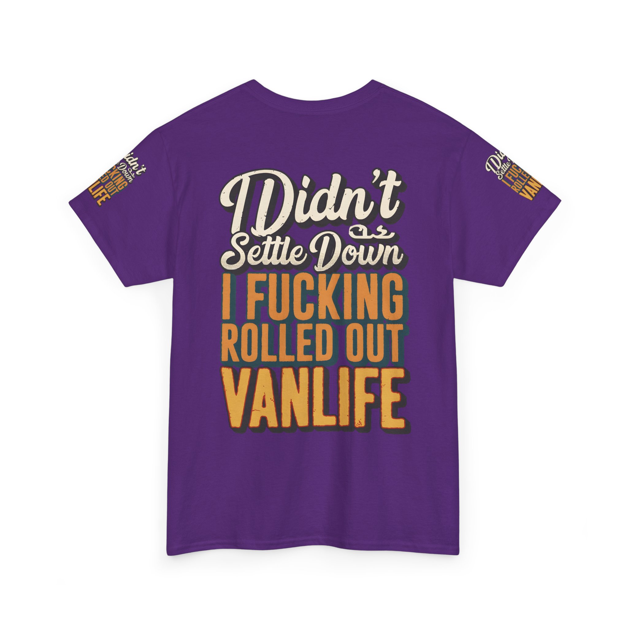 11771299148353023678_2048.jpeg Unisex Heavy Cotton Tee — "Dind´t Settle Down" Design F**K-Line