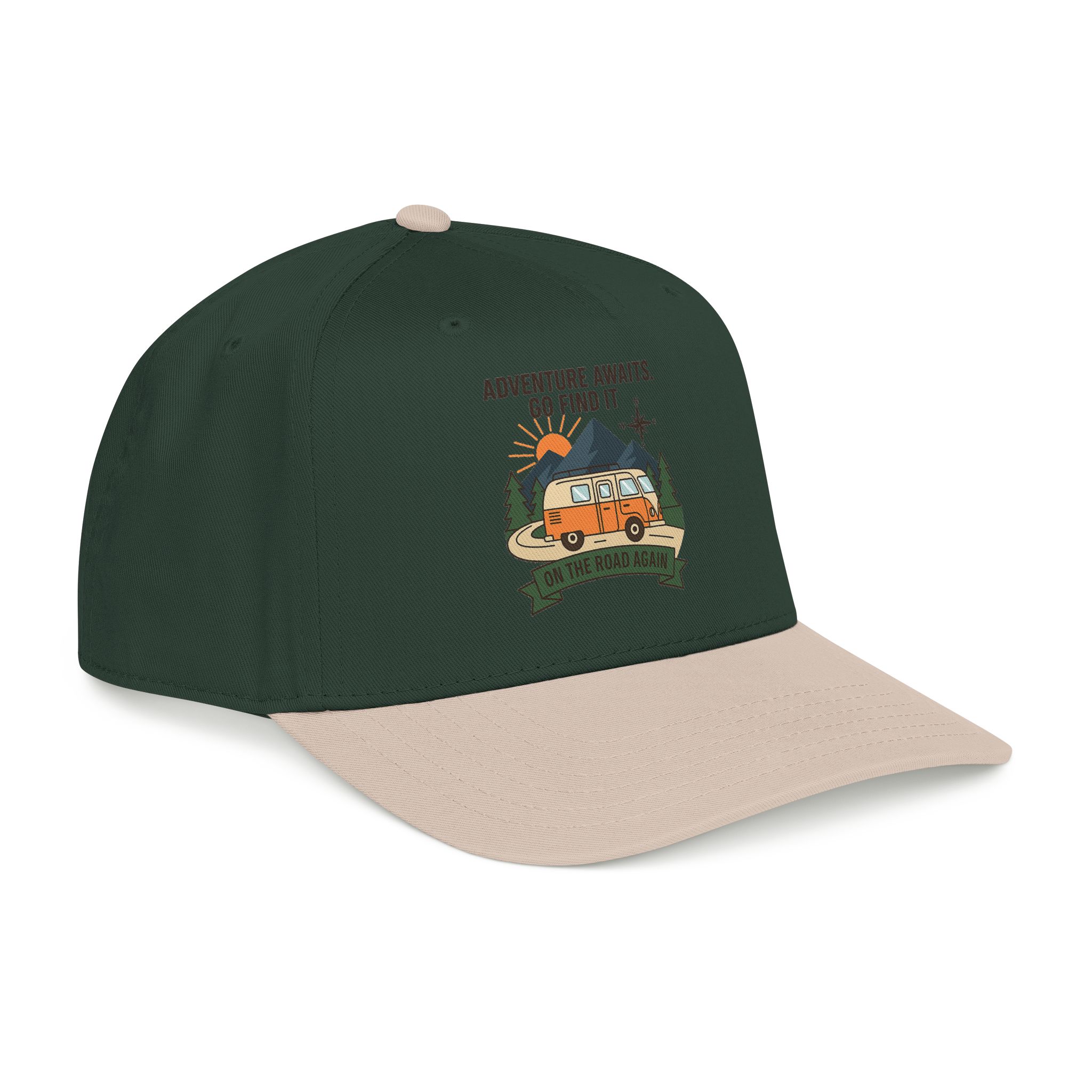 Baseball Cap - "Adventure Awaits" Outdoor Travel Hat