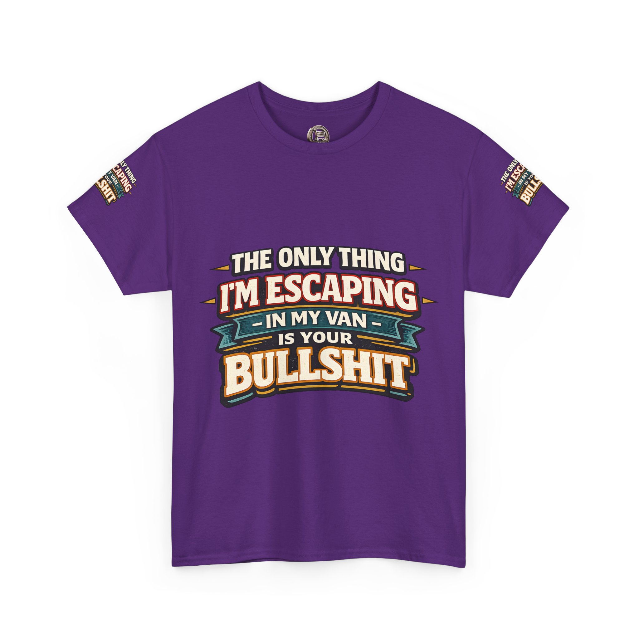 Unisex Heavy Cotton Tee — "The Only Thing I´m Escaping" Design F**K-Line