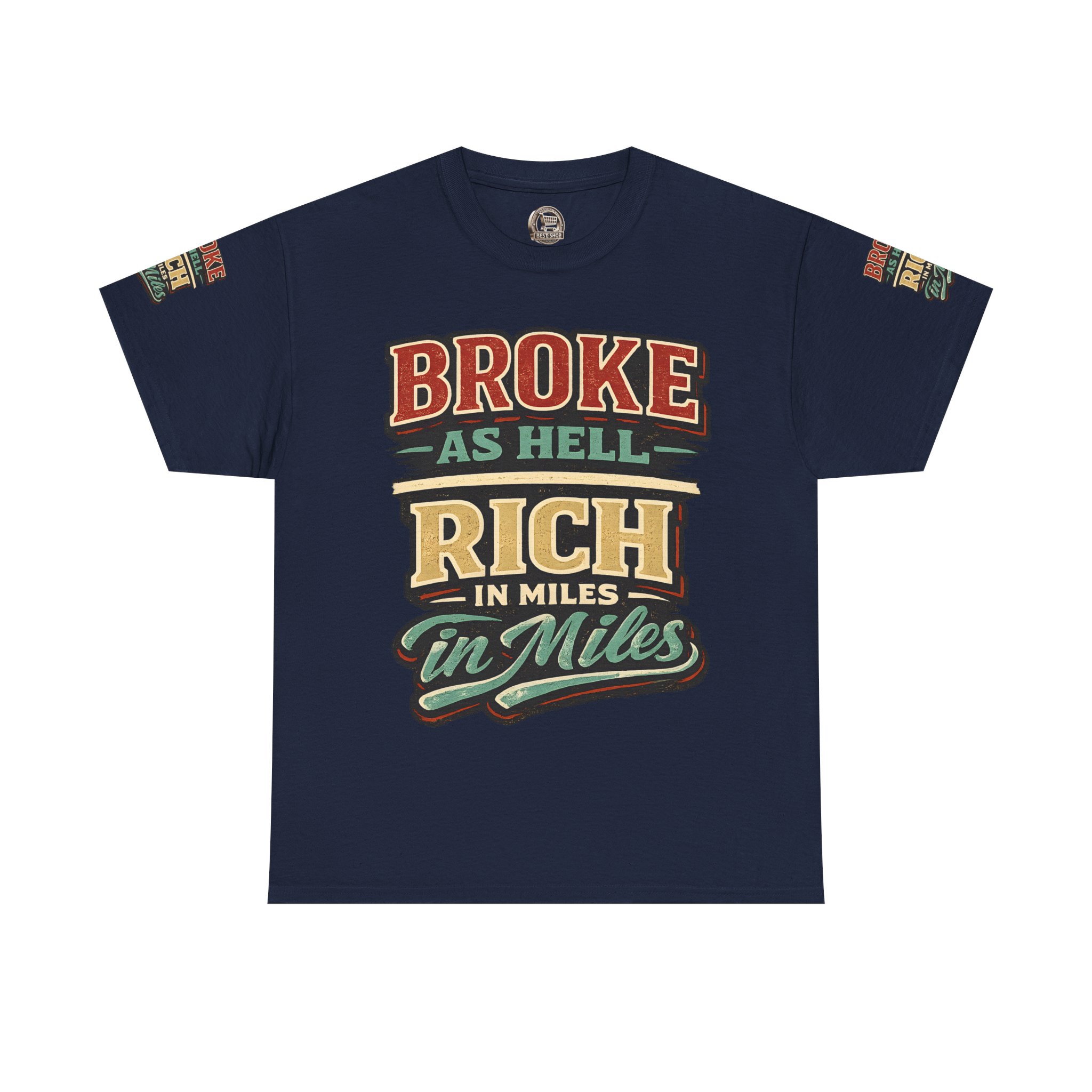 11801144659083270410_2048.jpeg Unisex Heavy Cotton Tee — "Broke As Hell" Design F**K-Line