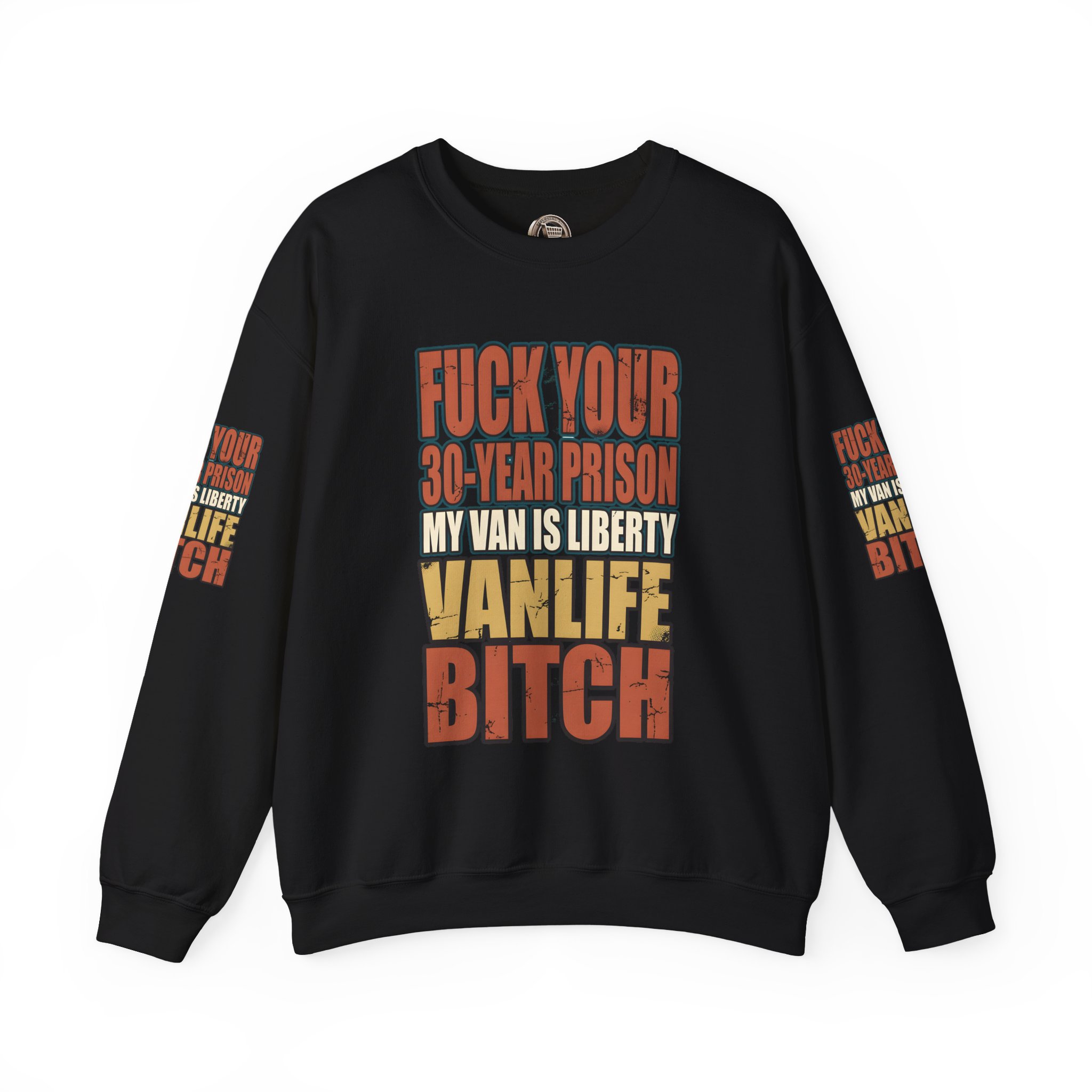 Unisex Heavy Blend™ Crewneck Sweatshirt — "Fuck Your 30 Year" Design F**K-Line