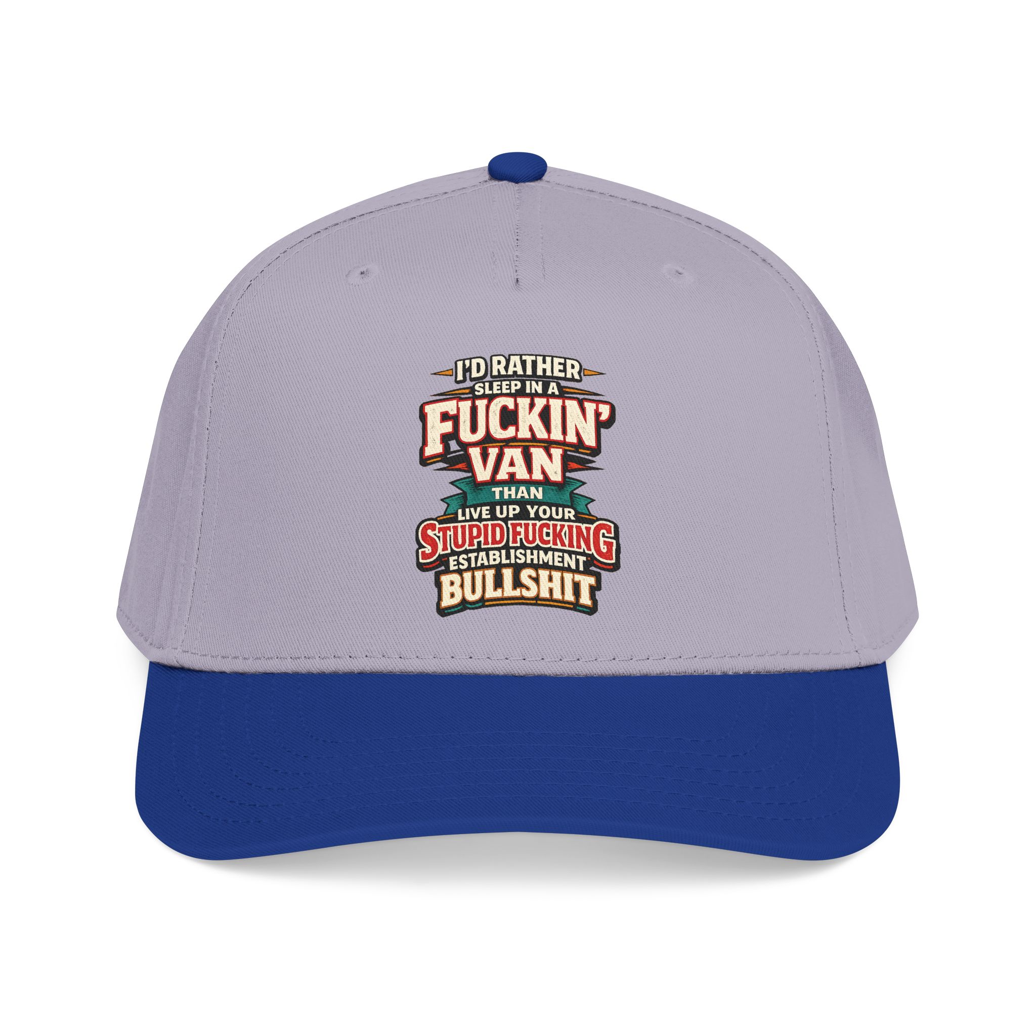 Baseball Cap - "I´d Rather Sleep in A Fucking Van" Design F**K-Line