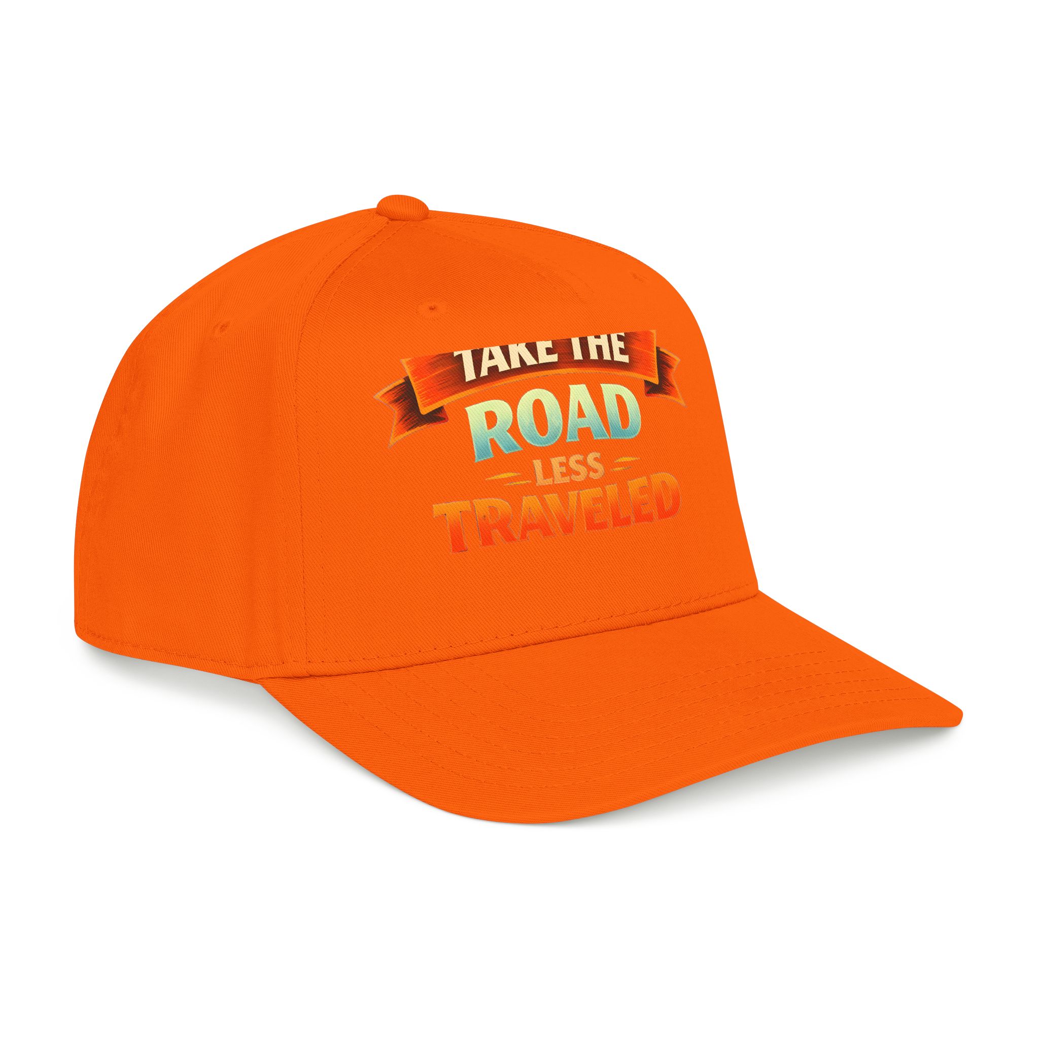 Baseball Cap - "Take The Road Less Traveled" Design Scenic-Line
