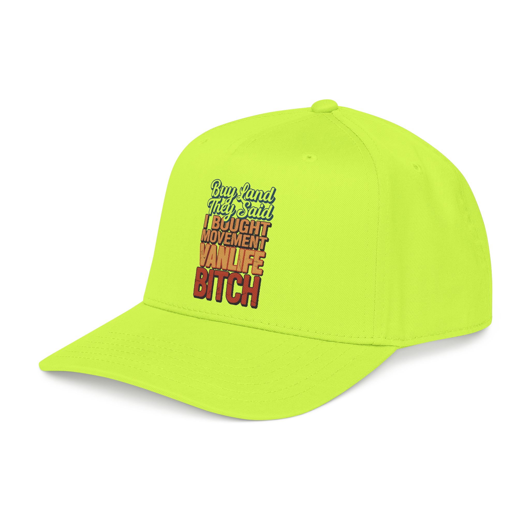 Baseball Cap - "Buy Land They Said" Design F**K-Line