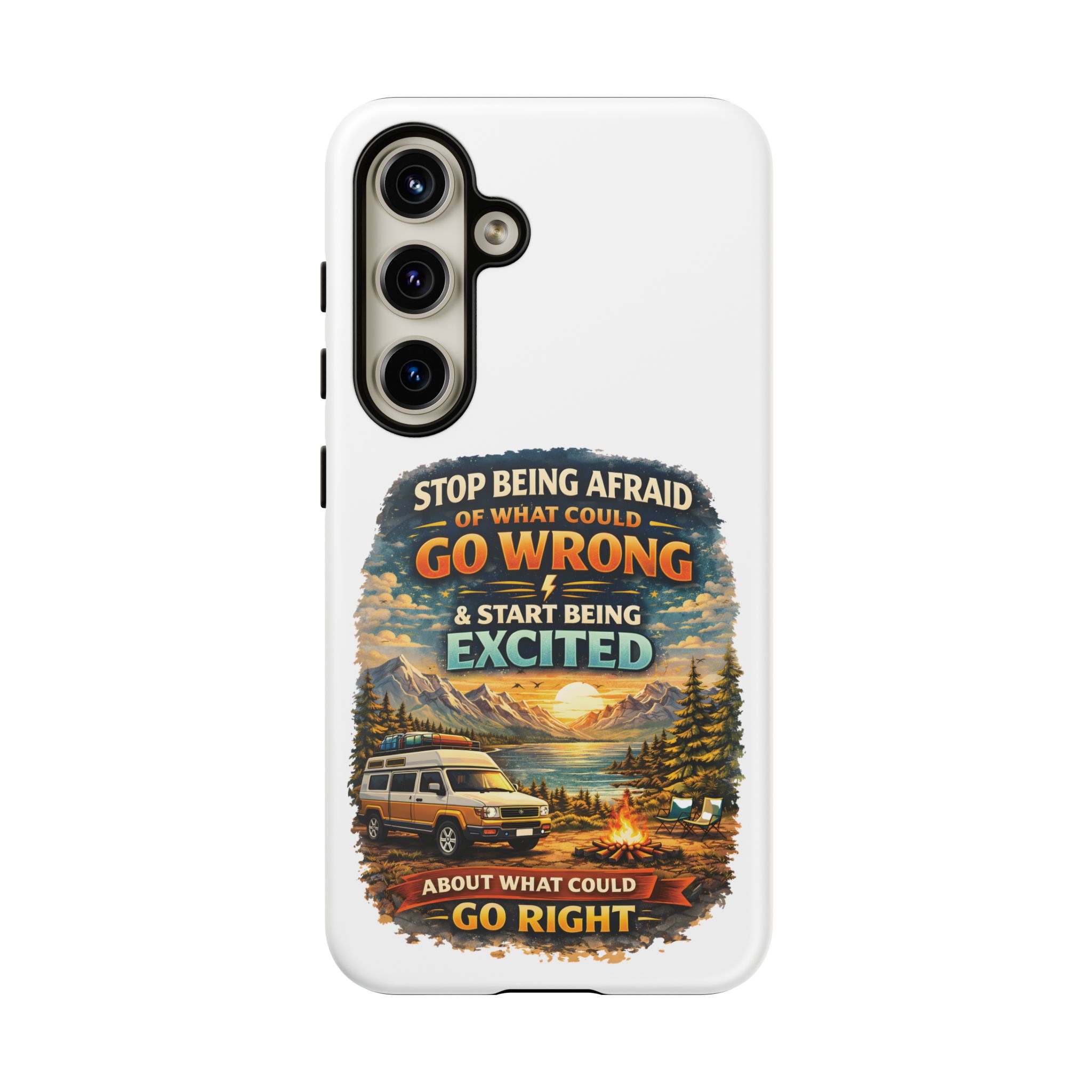 Phone Case — "Stop Being Afraid" (Design Scenic-Line)