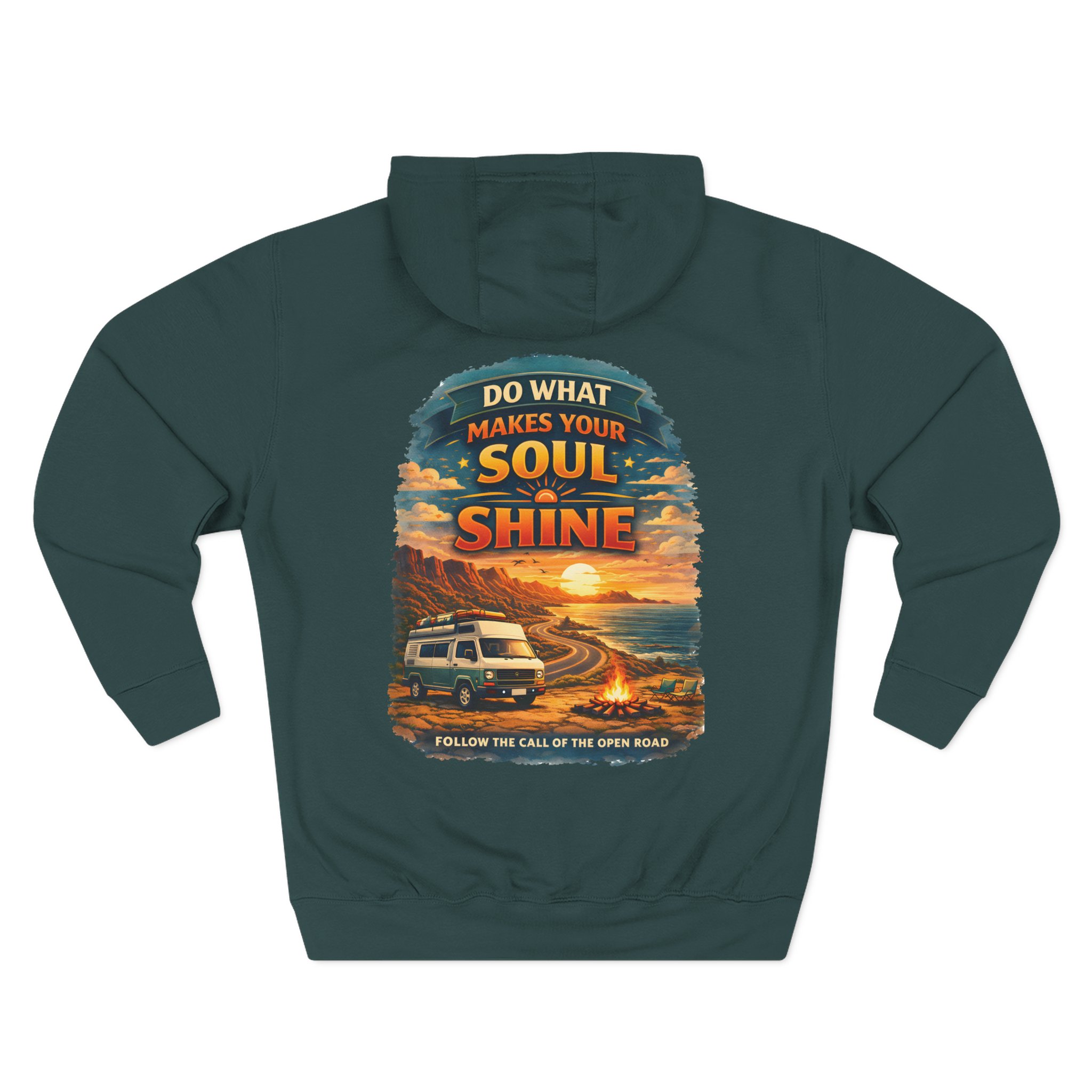 11886999369702120003_2048.jpeg Three-Panel Fleece Hoodie - "Do What Makes Your Soul Shine" Design Scenic-Line