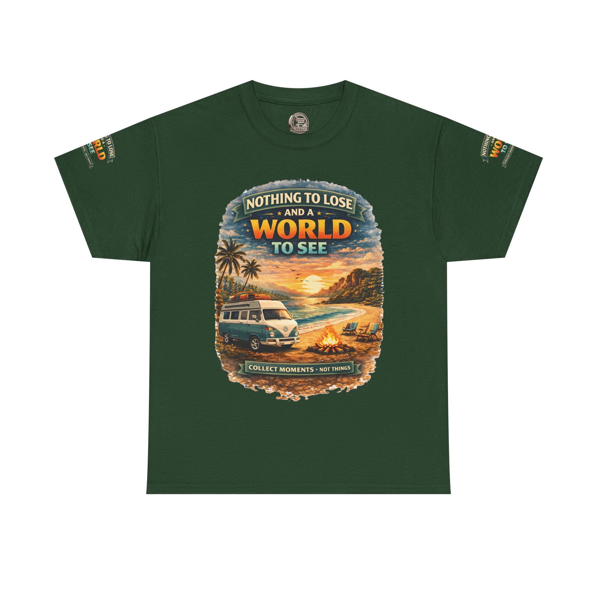 11957506021032262378_2048.jpeg Unisex Heavy Cotton Tee — "Nothing To Lose " Design Scenic-Line