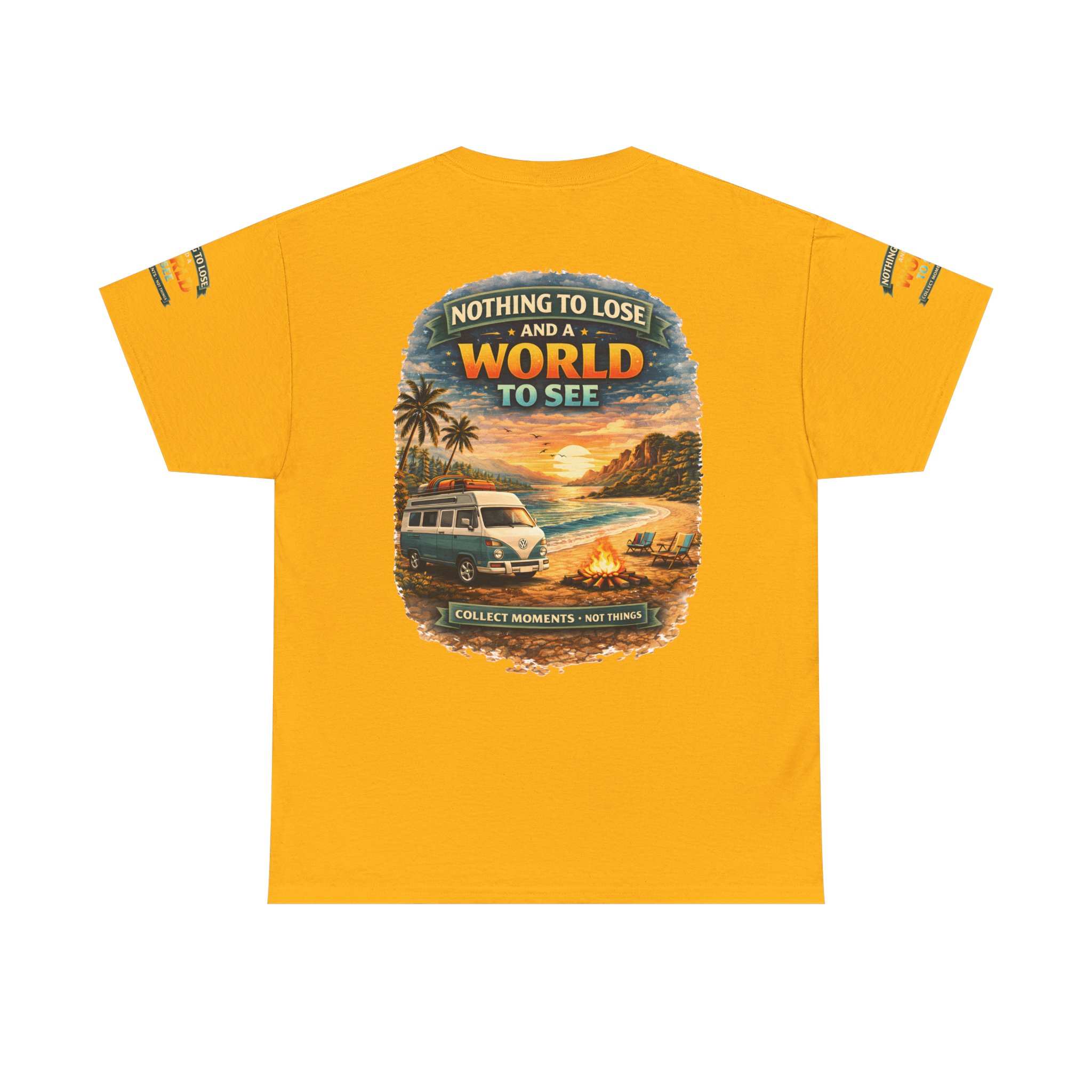 11959160573268415058_2048.jpeg Unisex Heavy Cotton Tee — "Nothing To Lose " Design Scenic-Line
