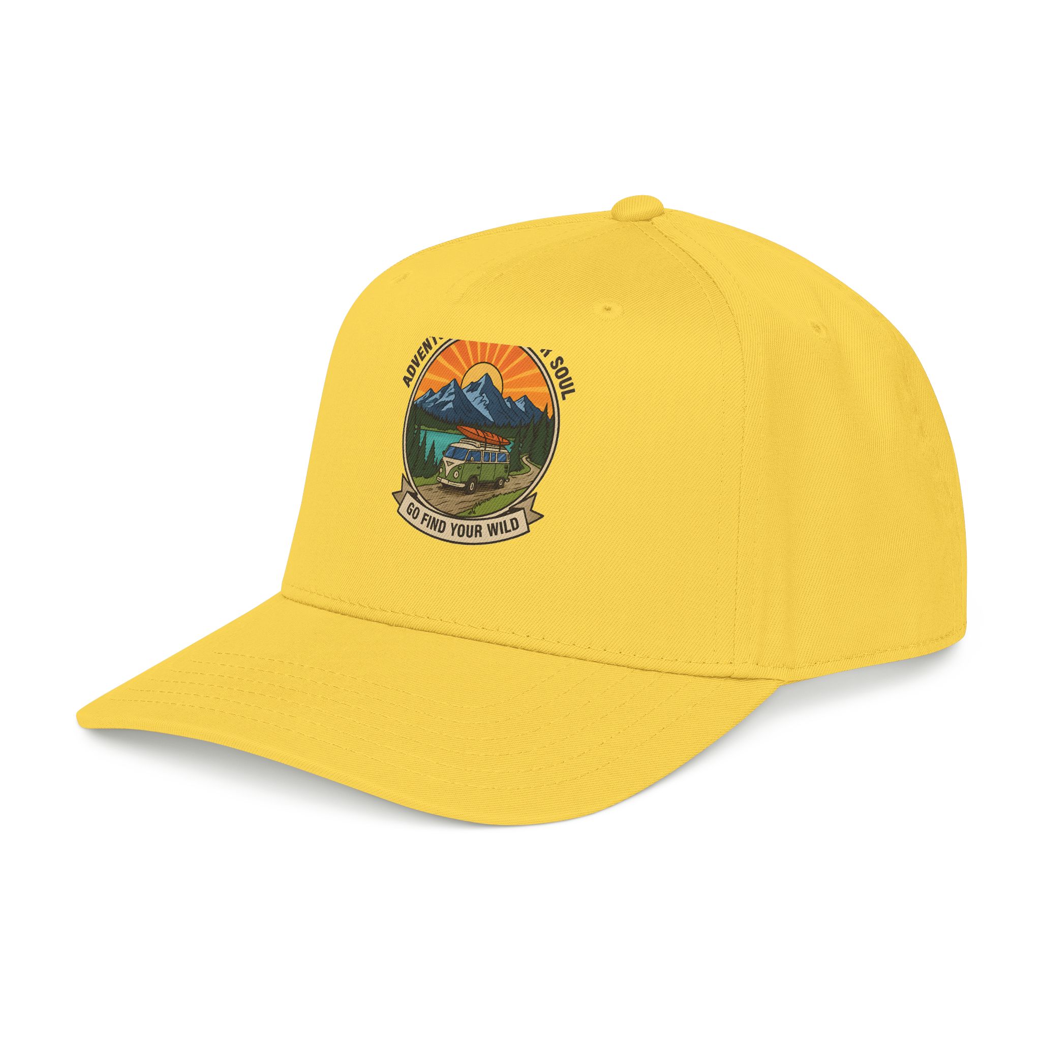 Baseball Cap — "Go Find Your Wild" Outdoor Patch