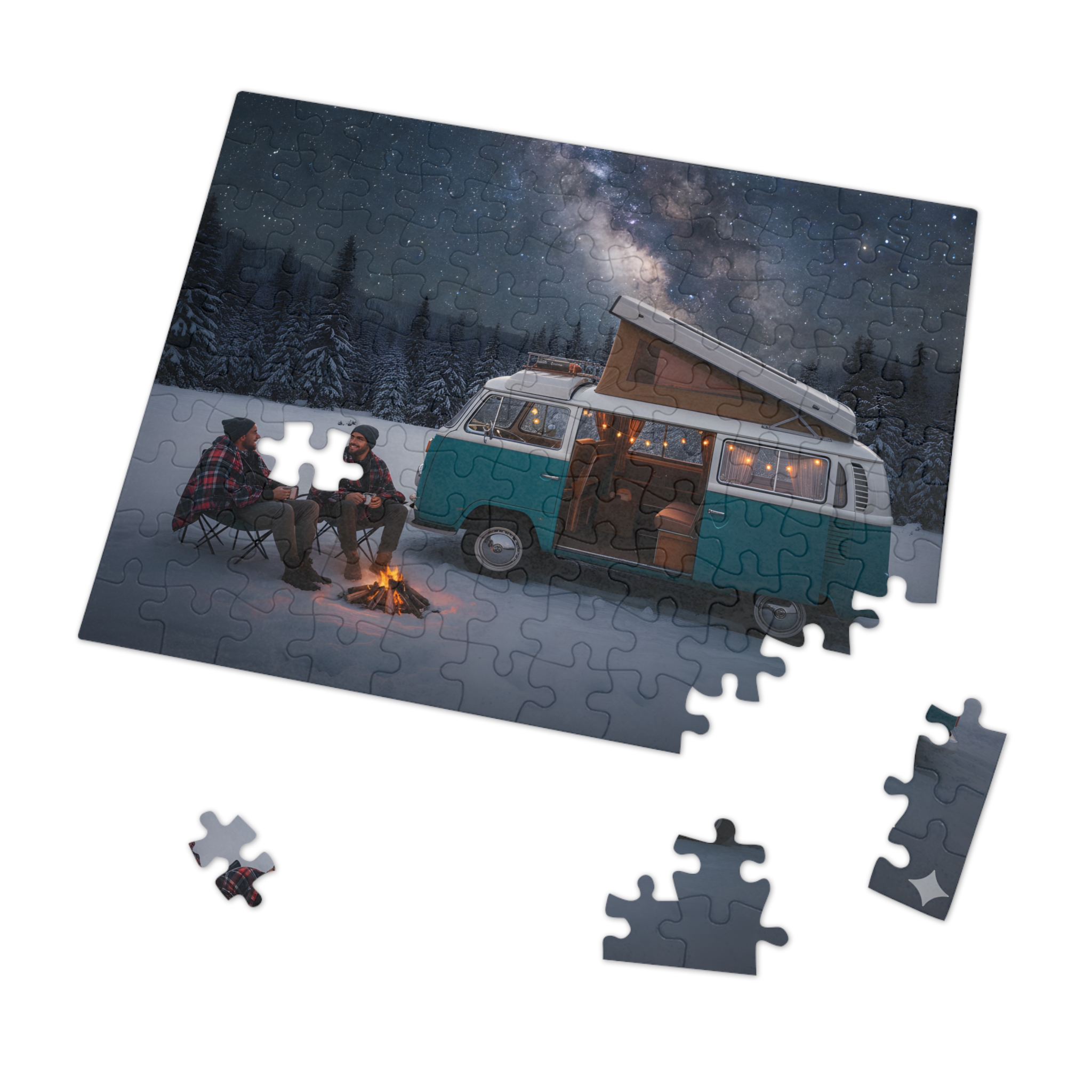 11975692827792841295_2048.jpeg Jigsaw Puzzle with Tin — Van Life Night Sky