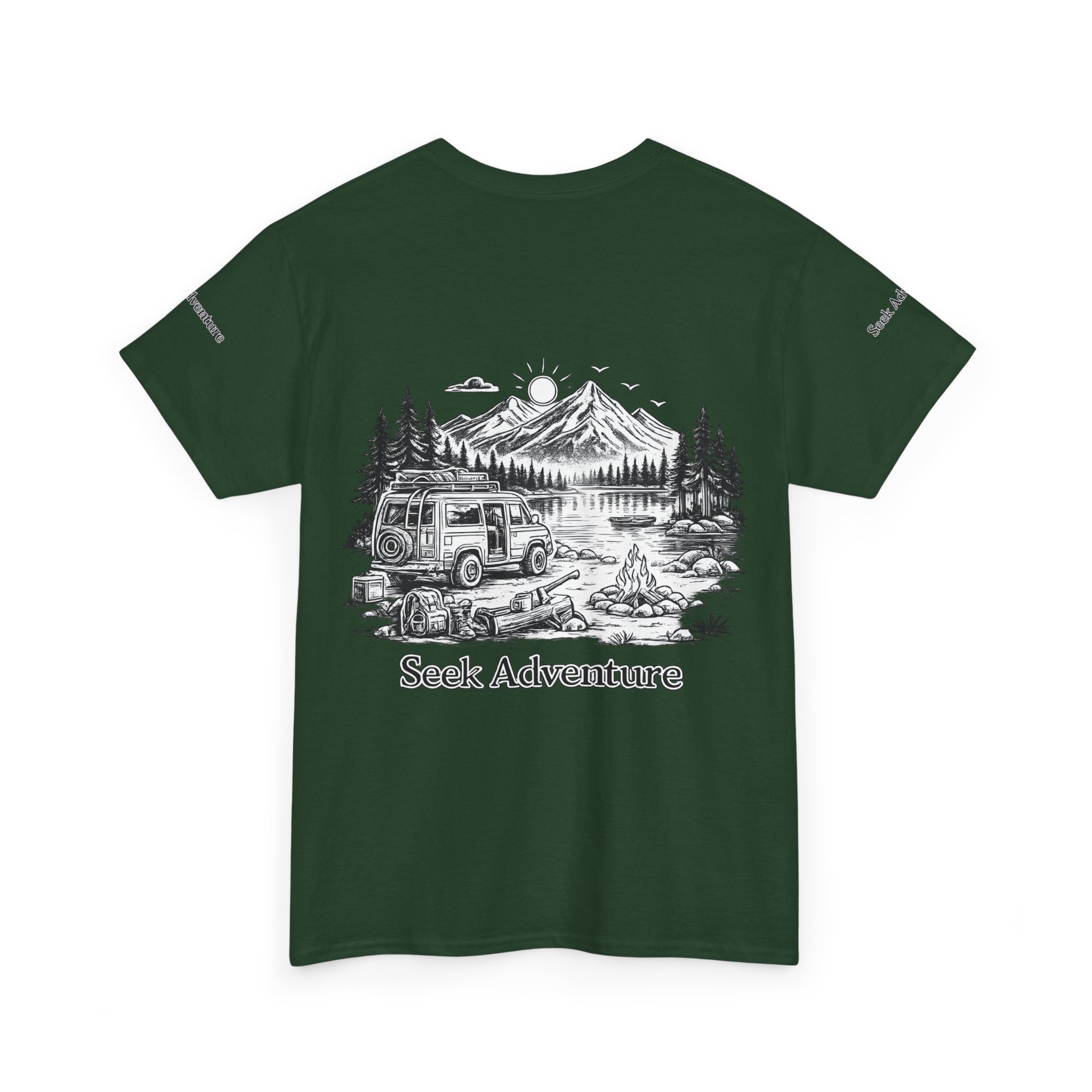 11980459126943429484_2048.jpeg Unisex Heavy Cotton Tee — "Seek Adventure" Design Minimal-Line