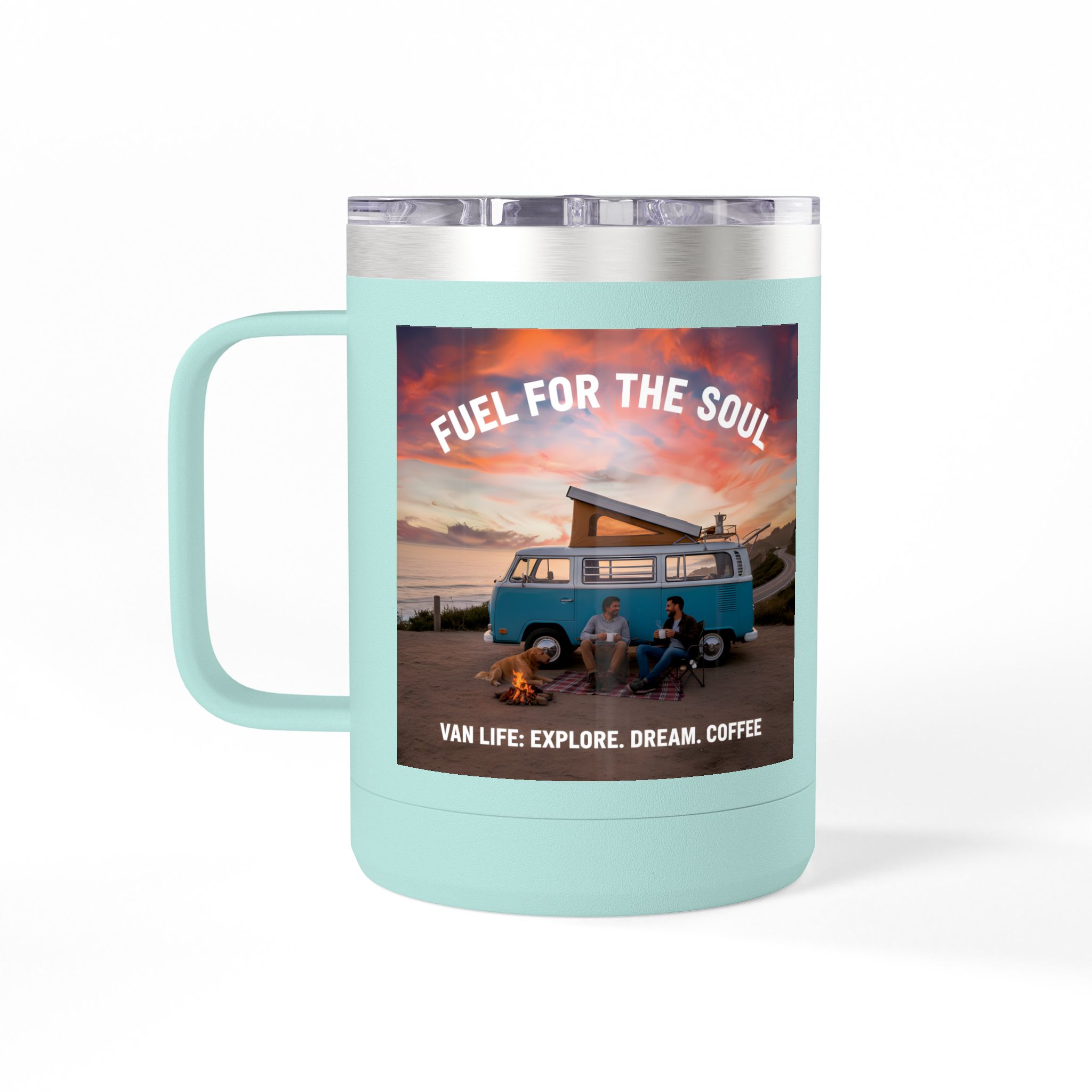 Coffee Mug Tumbler, 15oz — "Fuel for the Soul"