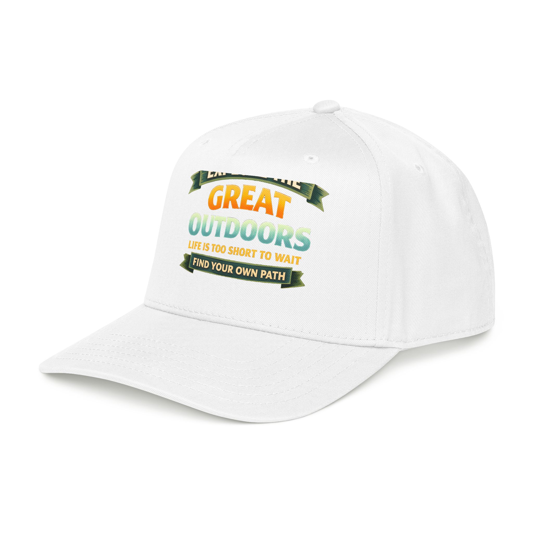 11985357473815558230_2048.jpeg Baseball Cap - "Explore The Great Outdoors" Design Scenic-Line
