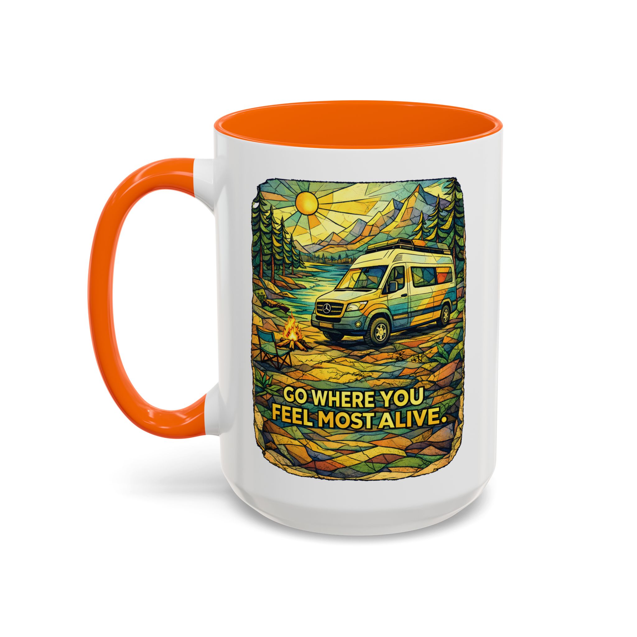 11986498326377519653_2048.jpeg Accent Coffee Mug (11, 15oz) — "Go Where You Feel Most Alive" Design Cubic-Line
