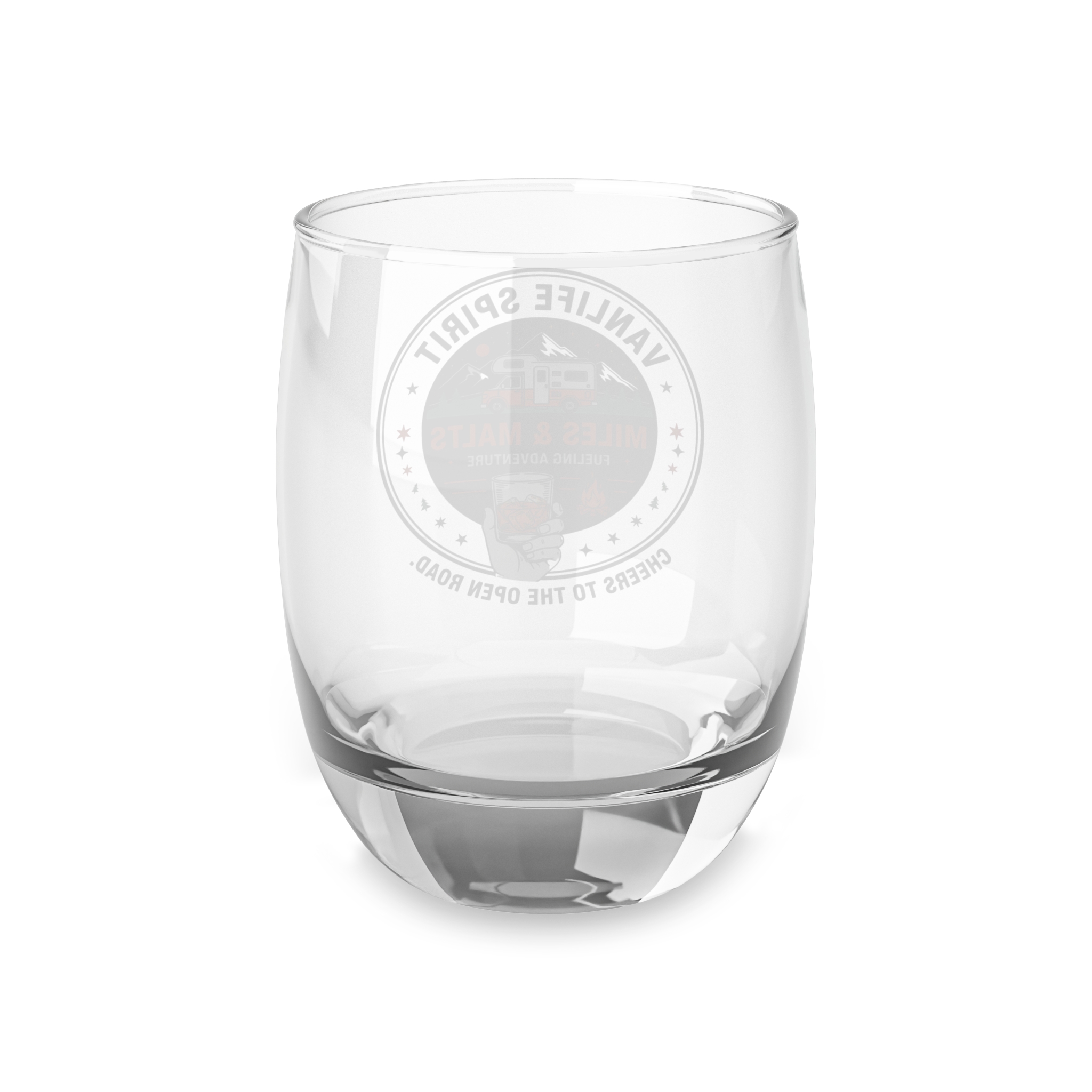 Whiskey Glass — "VanLife Spirit Miles & Malts " Cheers to the Open Road