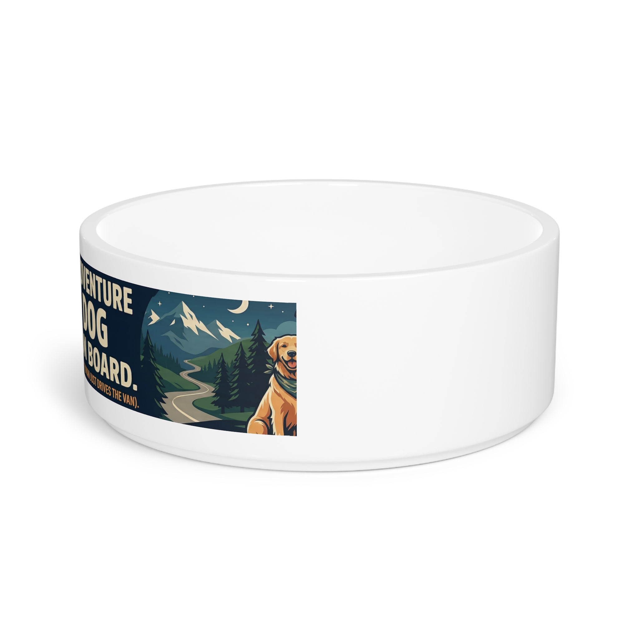 Pet Bowl — "Adventure Dog On Board" Camping van design